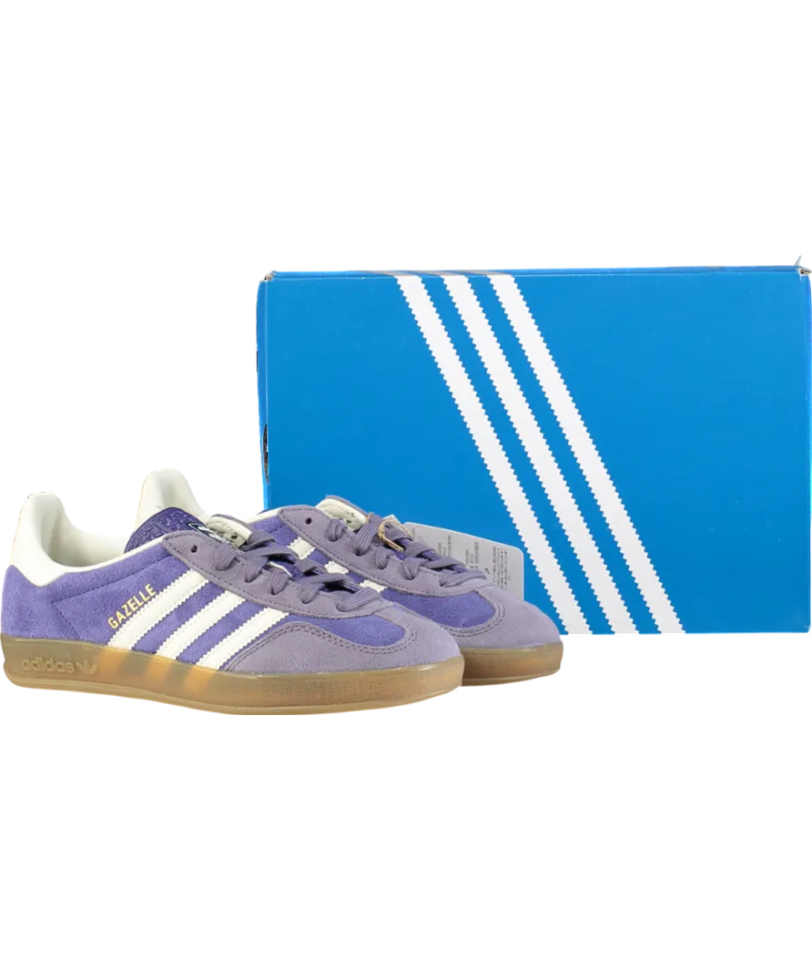 Adidas Originals Gazelle Purple/white/shadow Violet Trainers UK 5 EU 38 👠