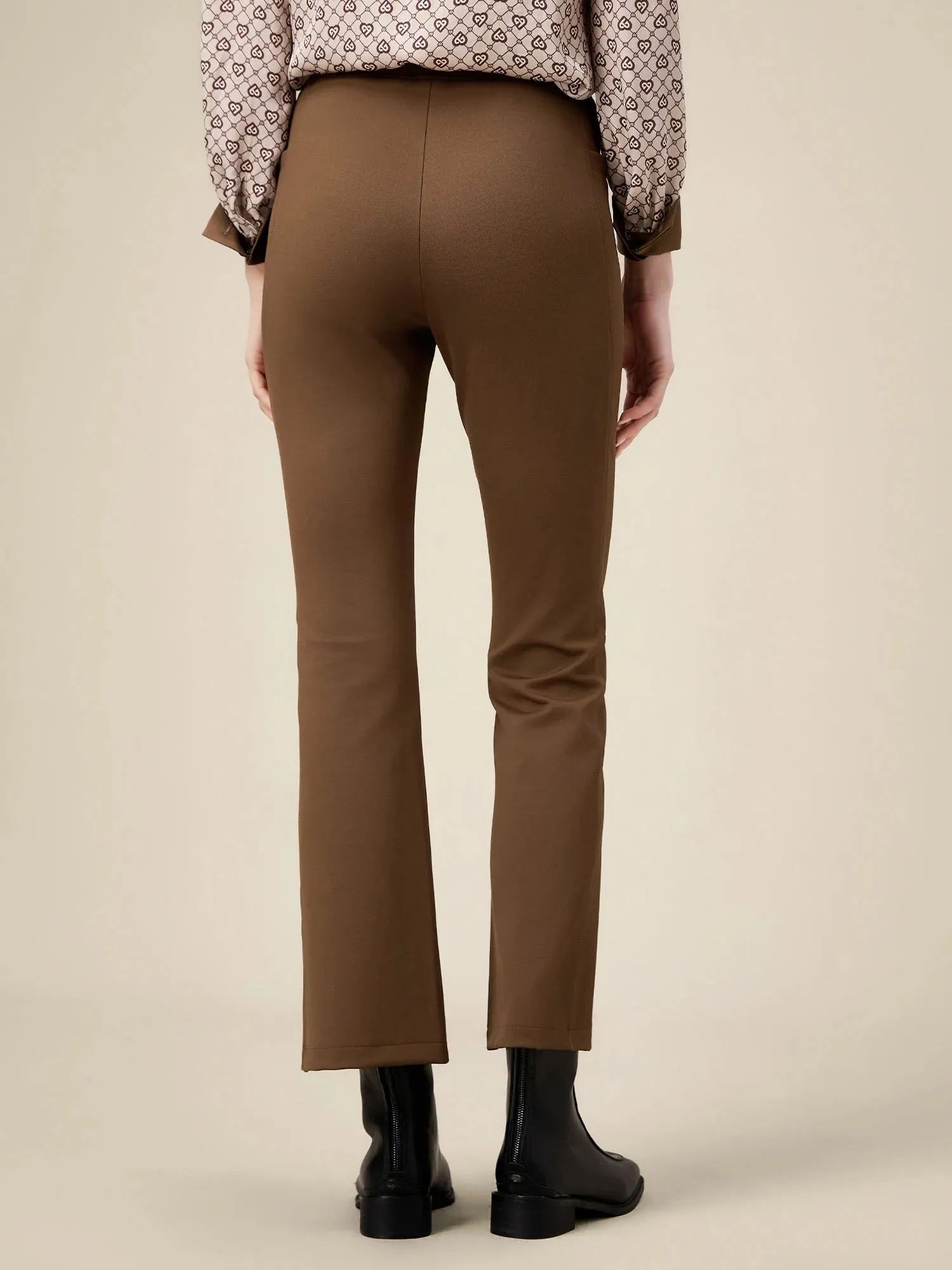 Amoretu Women's Stretch Slim Fit Flared Pants
