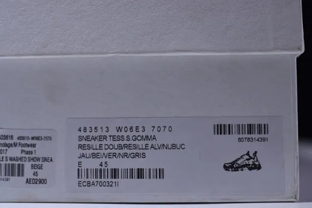 BalenciagaWMNS Vintage Triple S Trainers - Green/Yellow