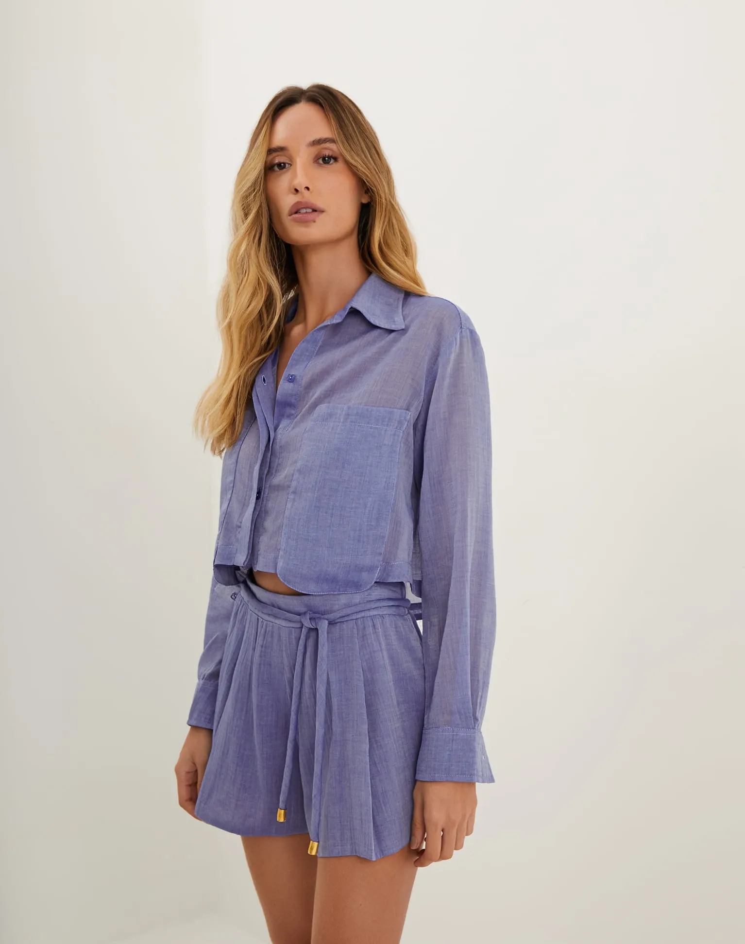 Cassia Shorts - Sapphire