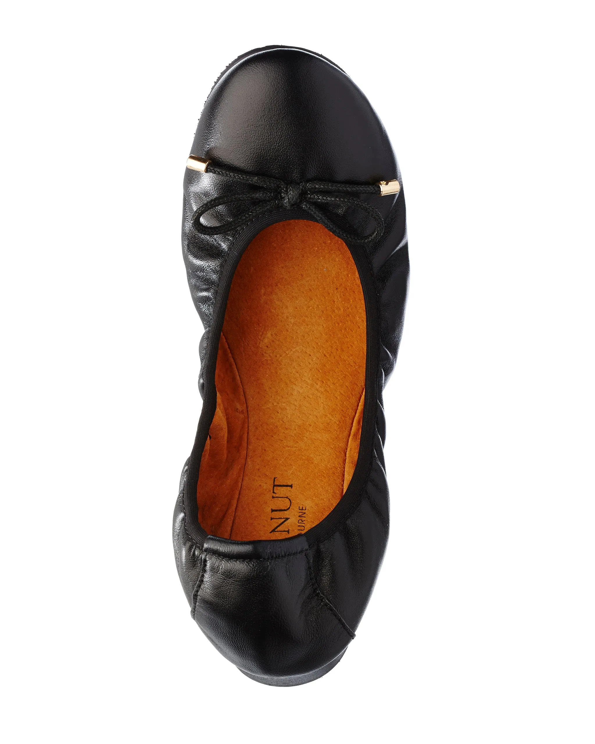 Chloe Leather Ballet Black
