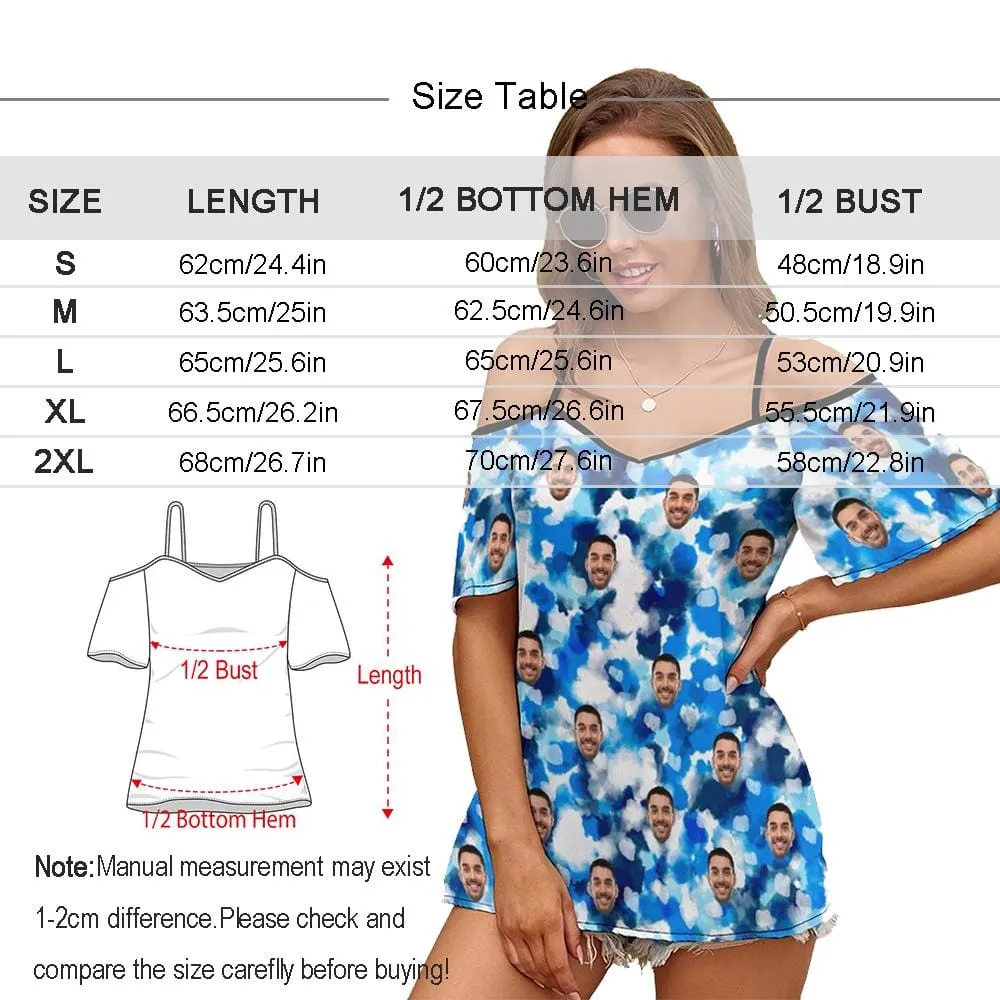 Custom Face Flamingo Women's Suspender Top