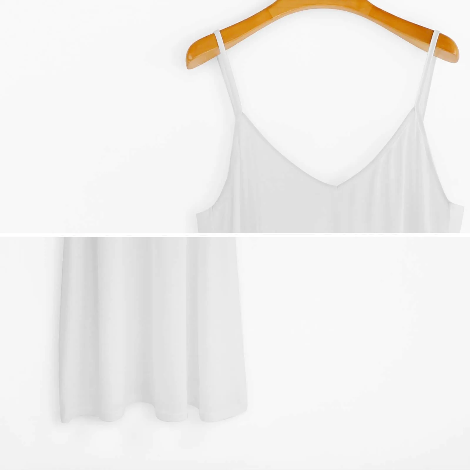 Custom Face Orange Straps Slip Dress Sleeveless Summer Dress Personalized Women's Long Slip Dress