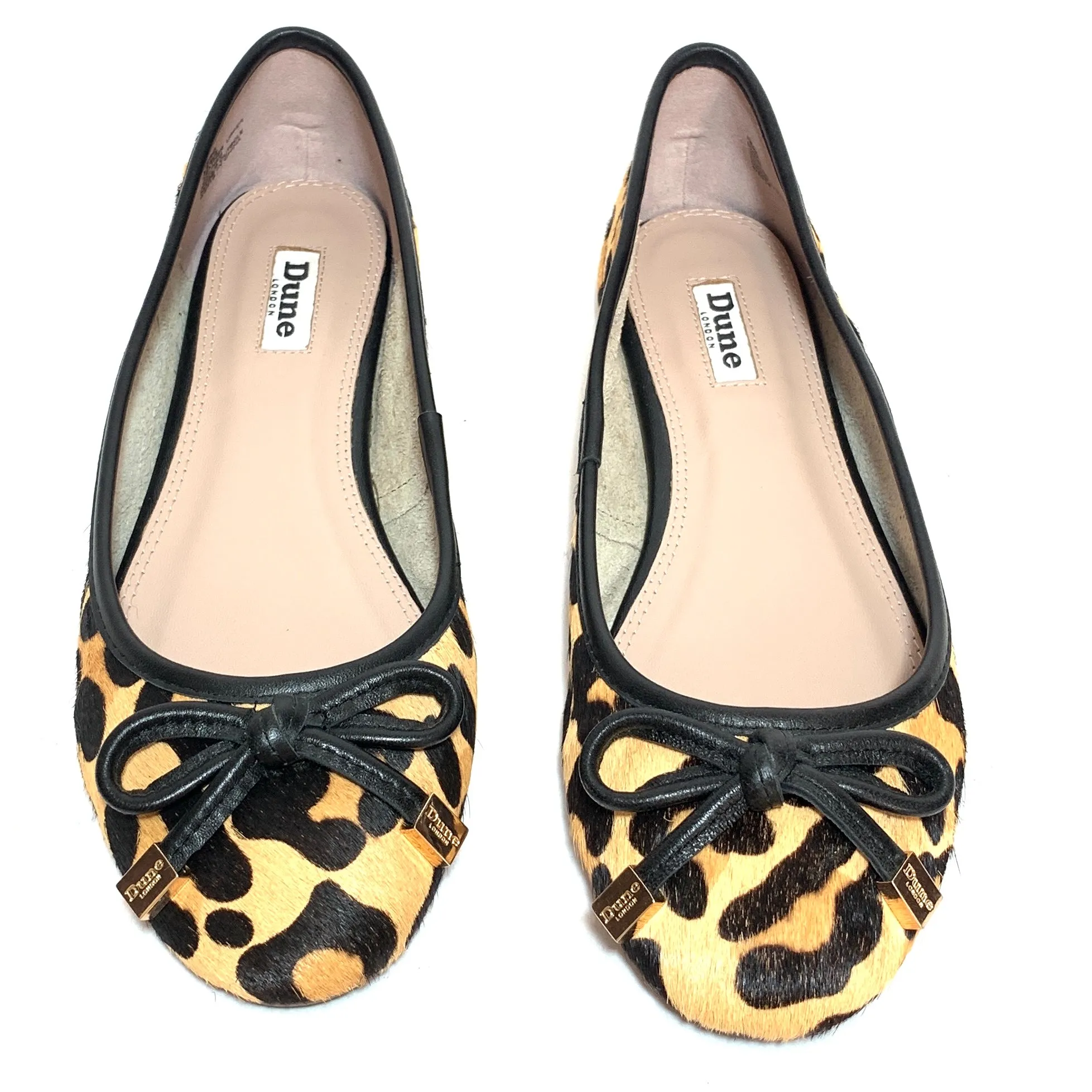 DUNE Cheetah Print 'Hero' Ballet Flats | Brand New |