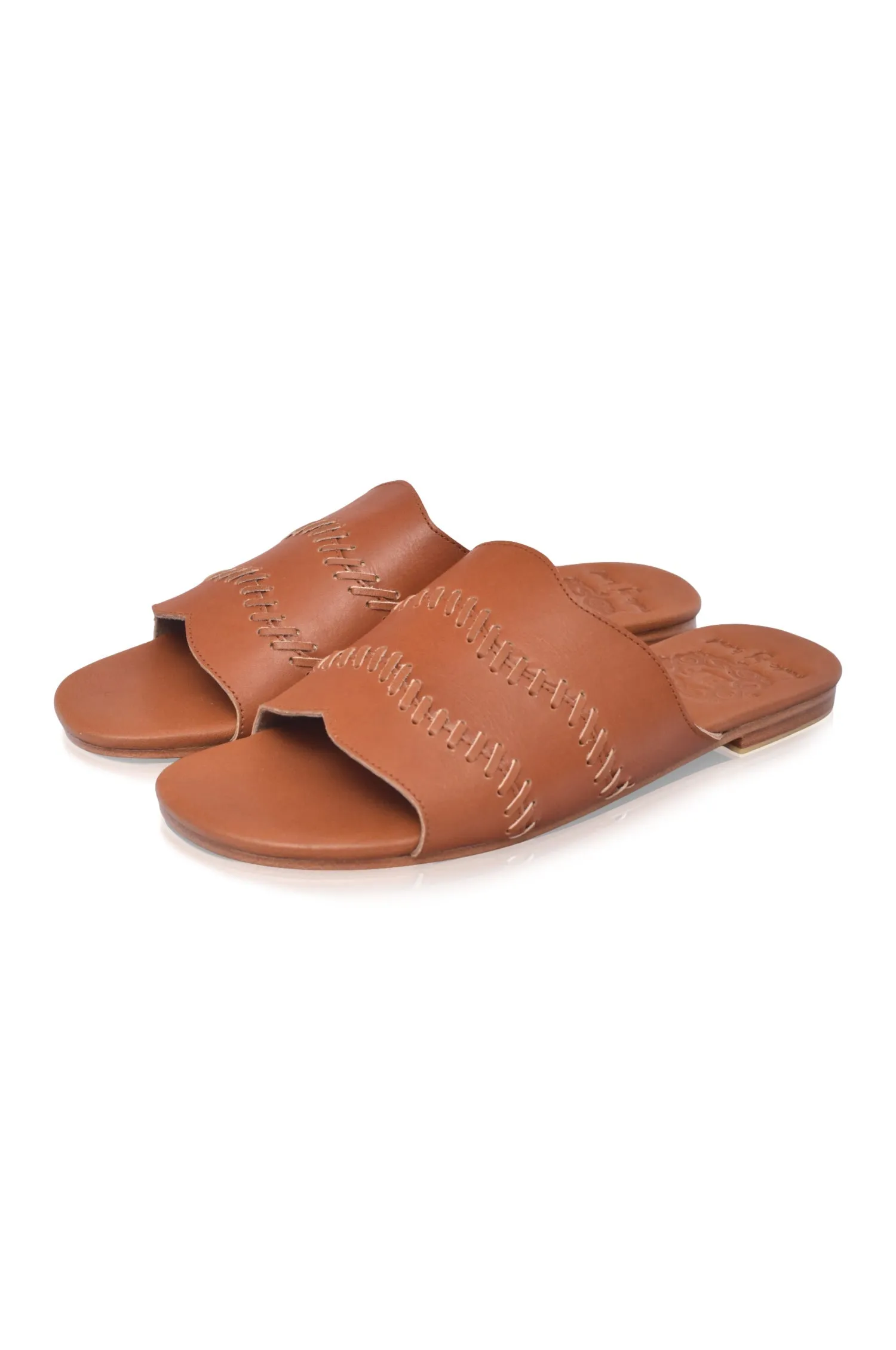 Enzo Leather Slides (Sz. 8.5 & 9)