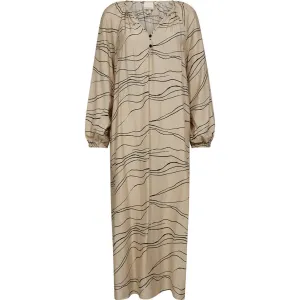 Evy maxi Dress / 100264 - Cream Graphic