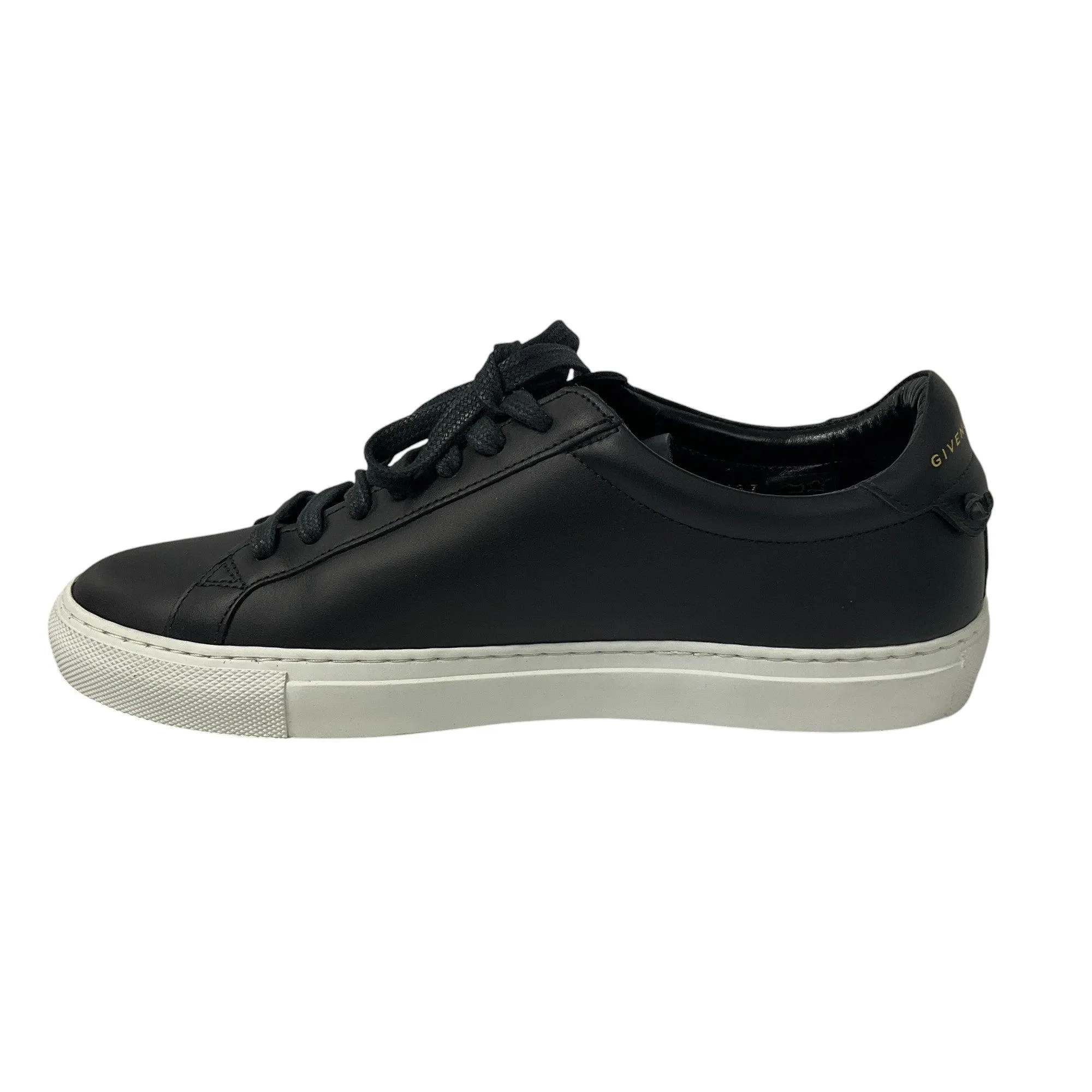 Givenchy Black Leather Low Top Sneakers
