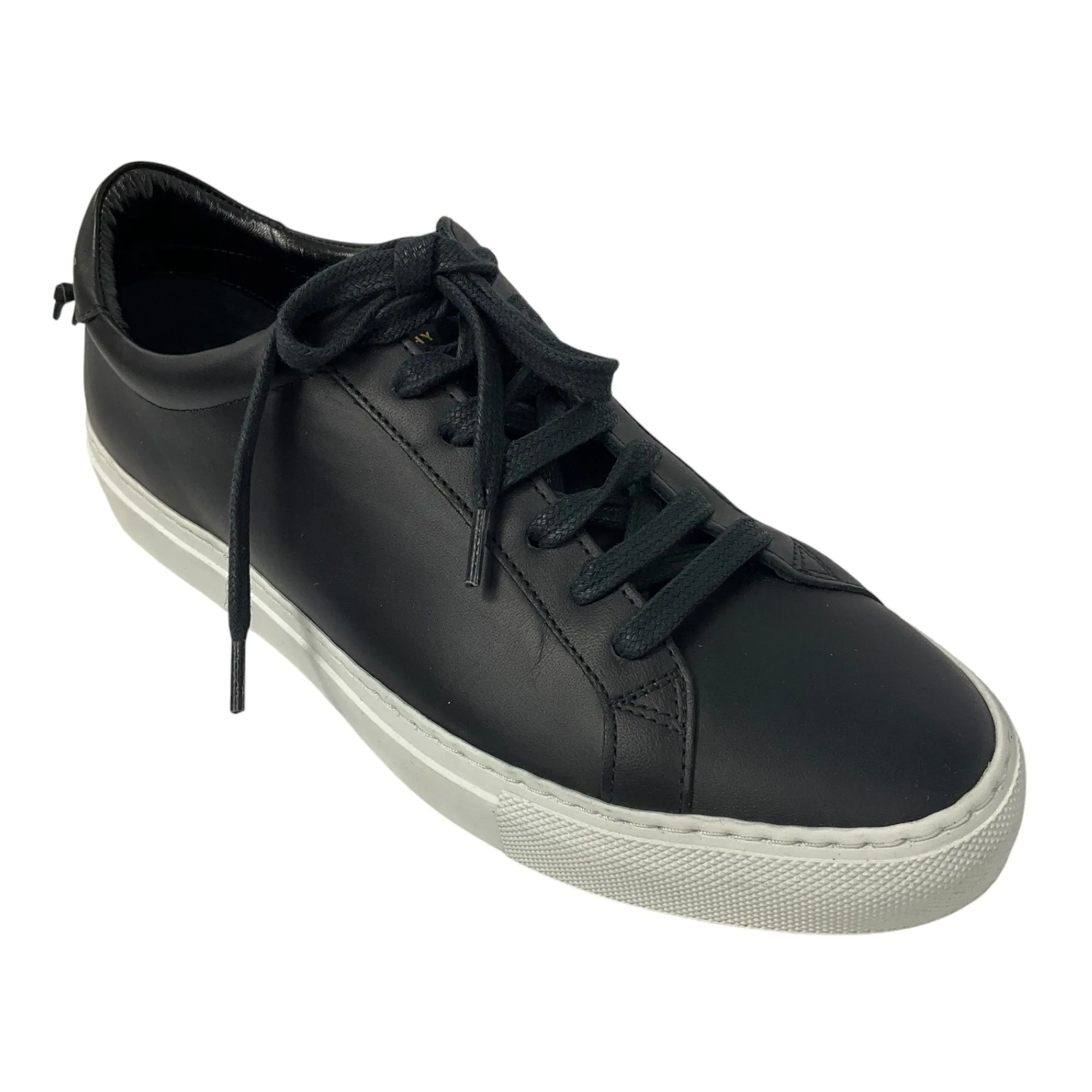Givenchy Black Leather Low Top Sneakers