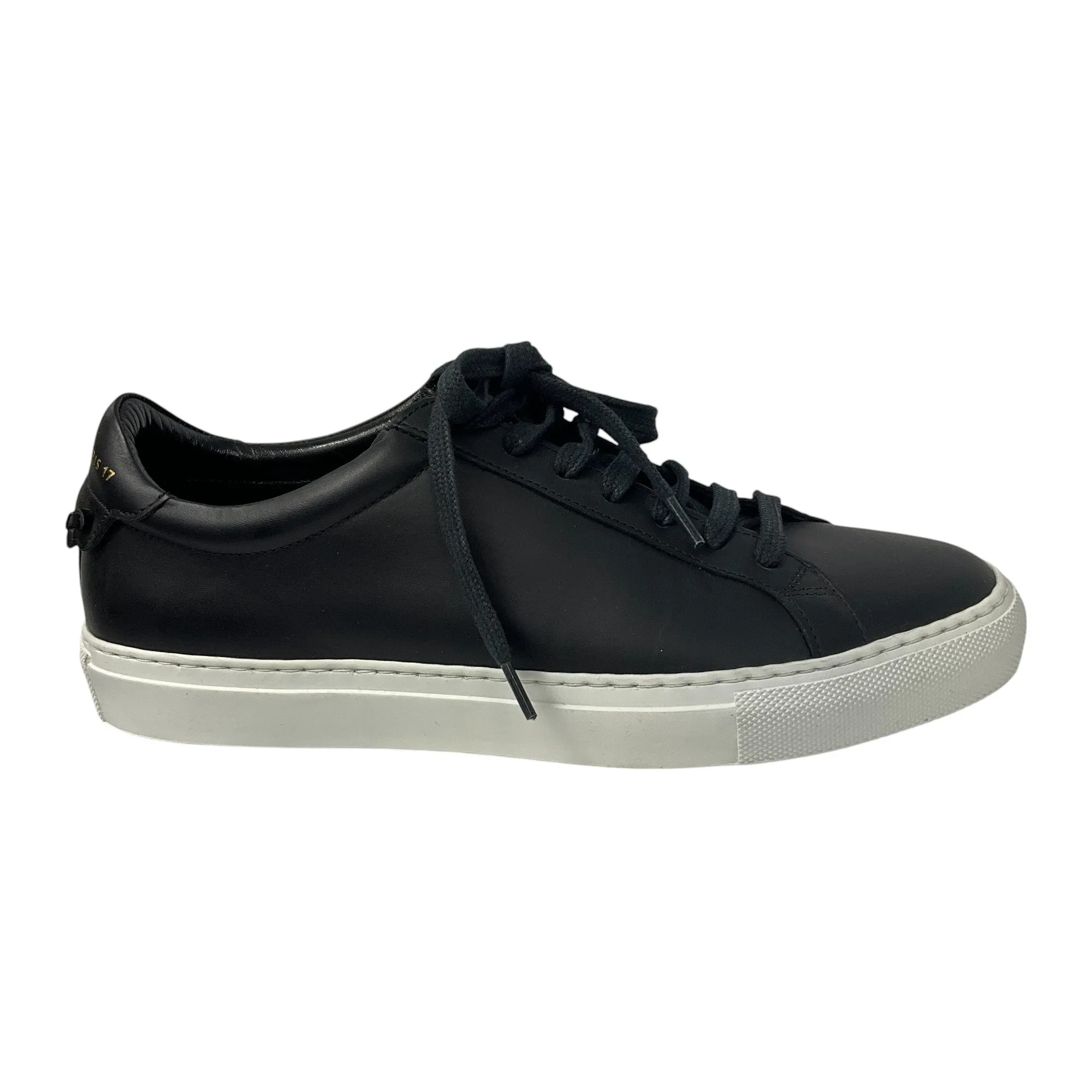 Givenchy Black Leather Low Top Sneakers