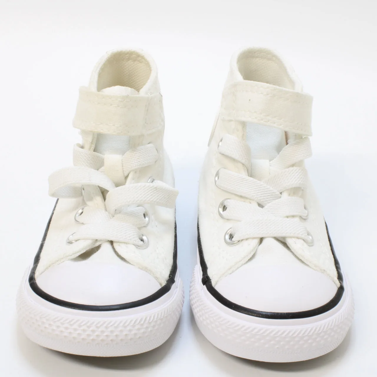 Kids Converse All Star Hi 1Vlace White Pink Phase Grape Fizz Uk Size 4 Infant