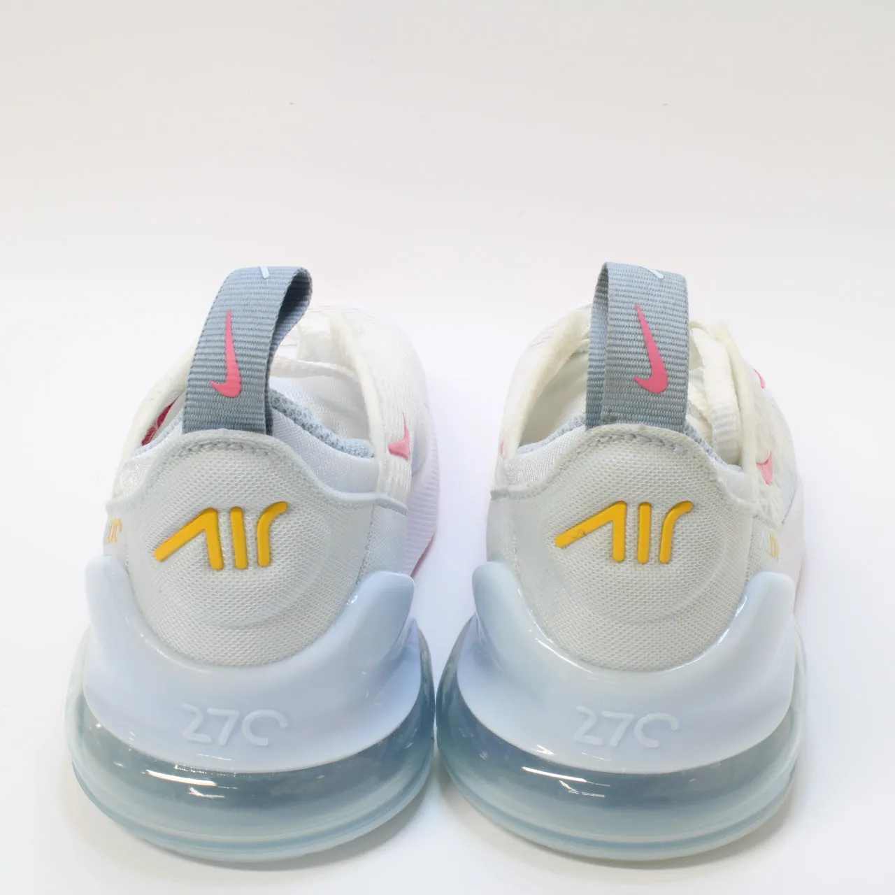 Kids Nike Air Max 270 Ps White Pinksicle Blue Tint Light Armory Blue Uk Size 11 Youth