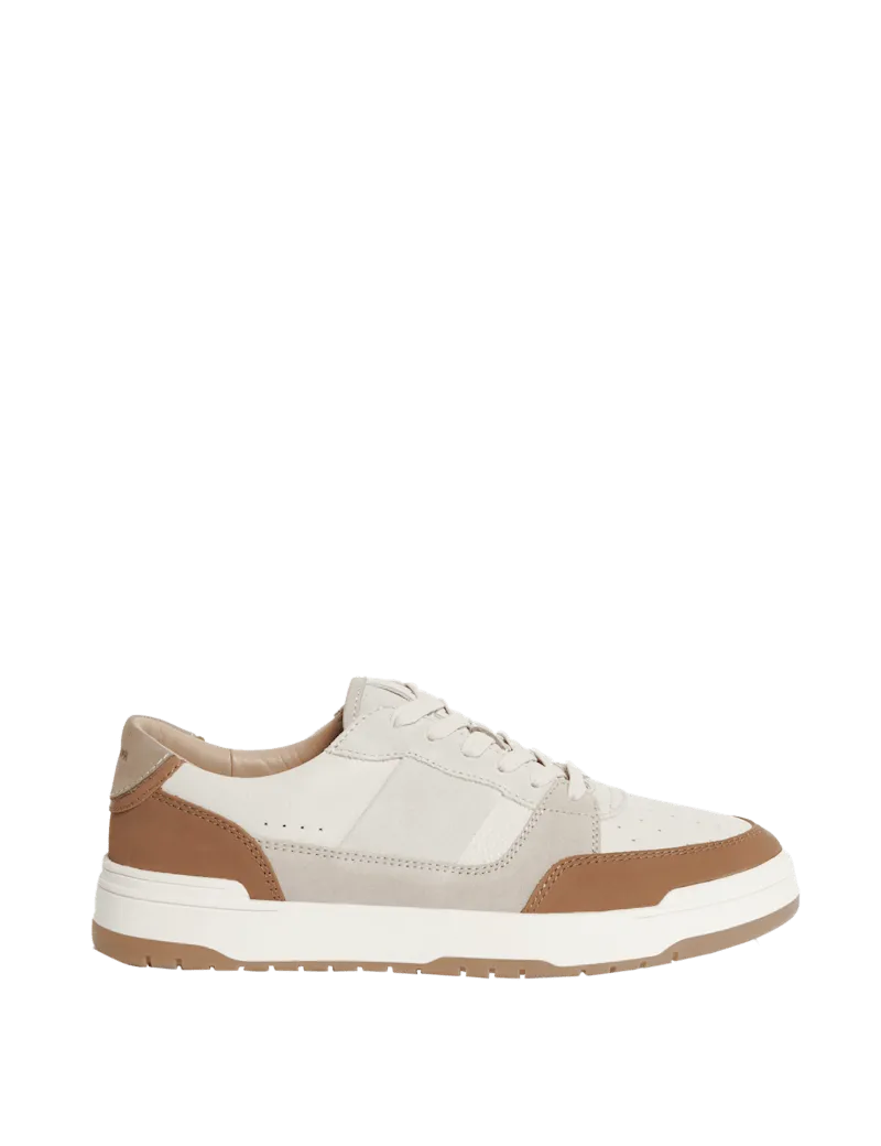 Leather Lace Up Trainers
