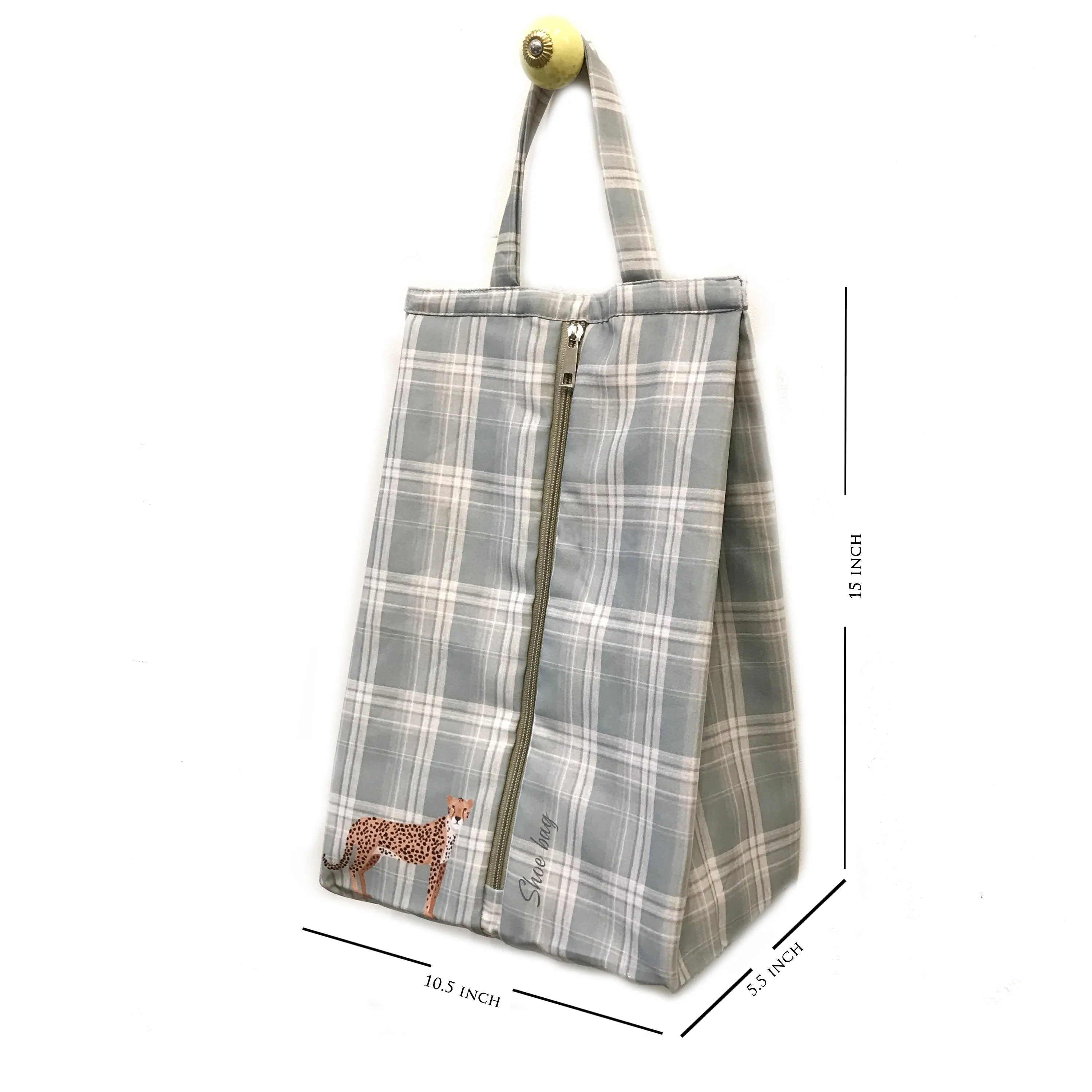 Leopard Shoe Bag