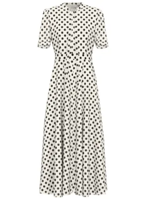 Marella Women's LORENZA Dot Print Midi Dress 25132211412 Col 001