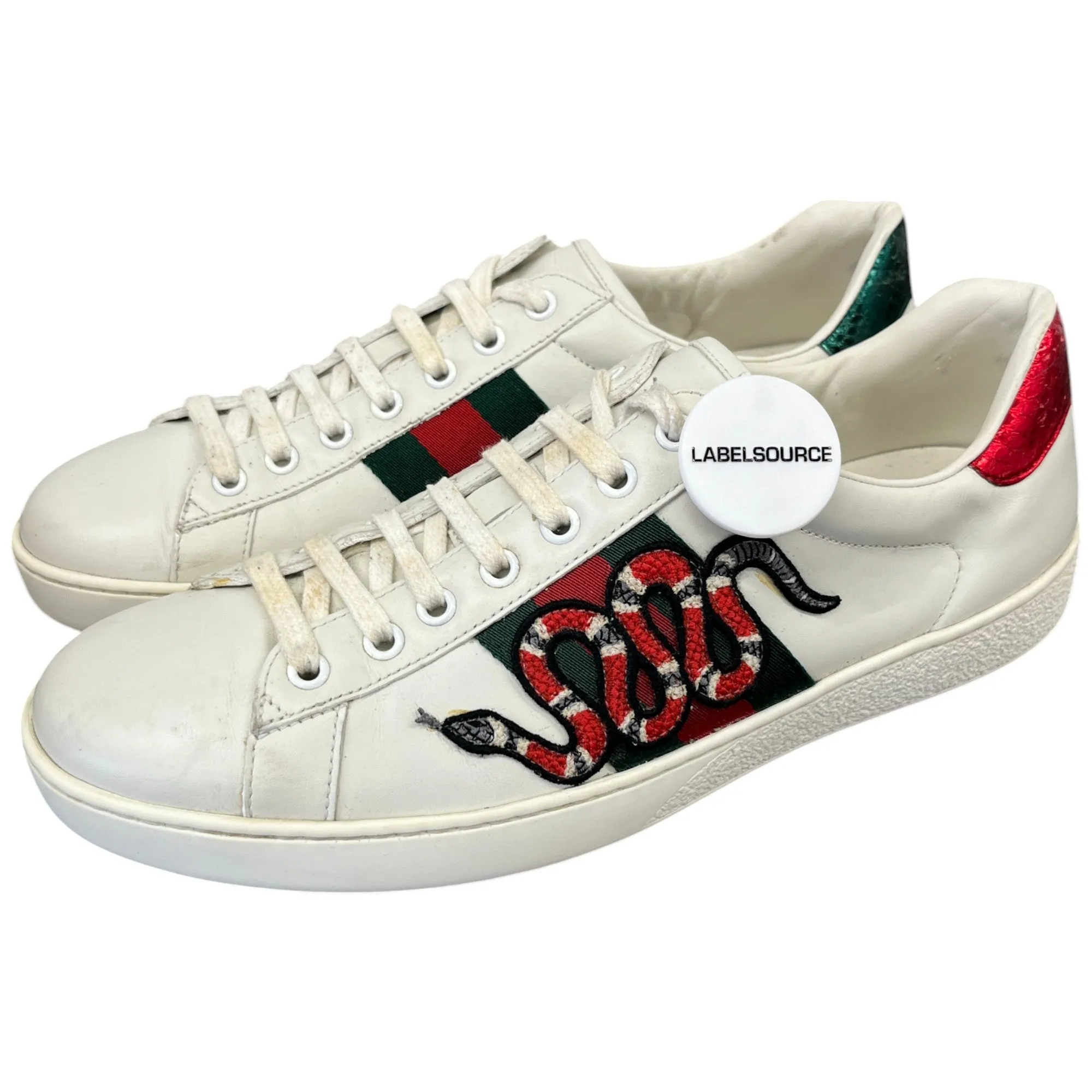 Men's Ace Kingsnake Low Trainers White Size EU 42.5 / UK 8.5
