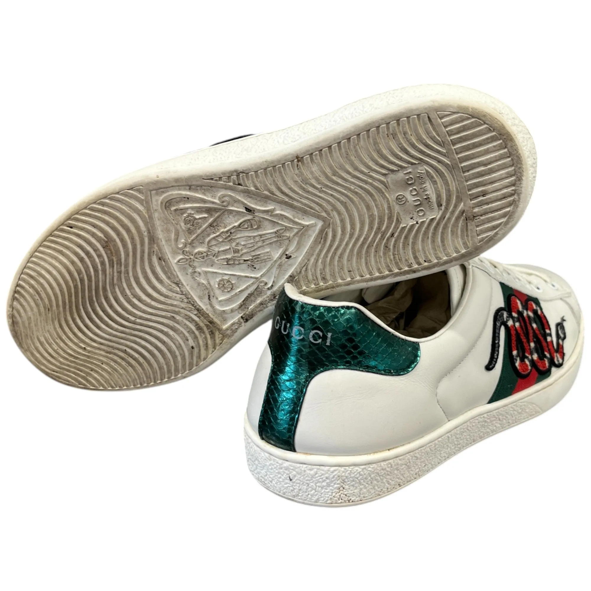 Men's Ace Kingsnake Low Trainers White Size EU 42.5 / UK 8.5