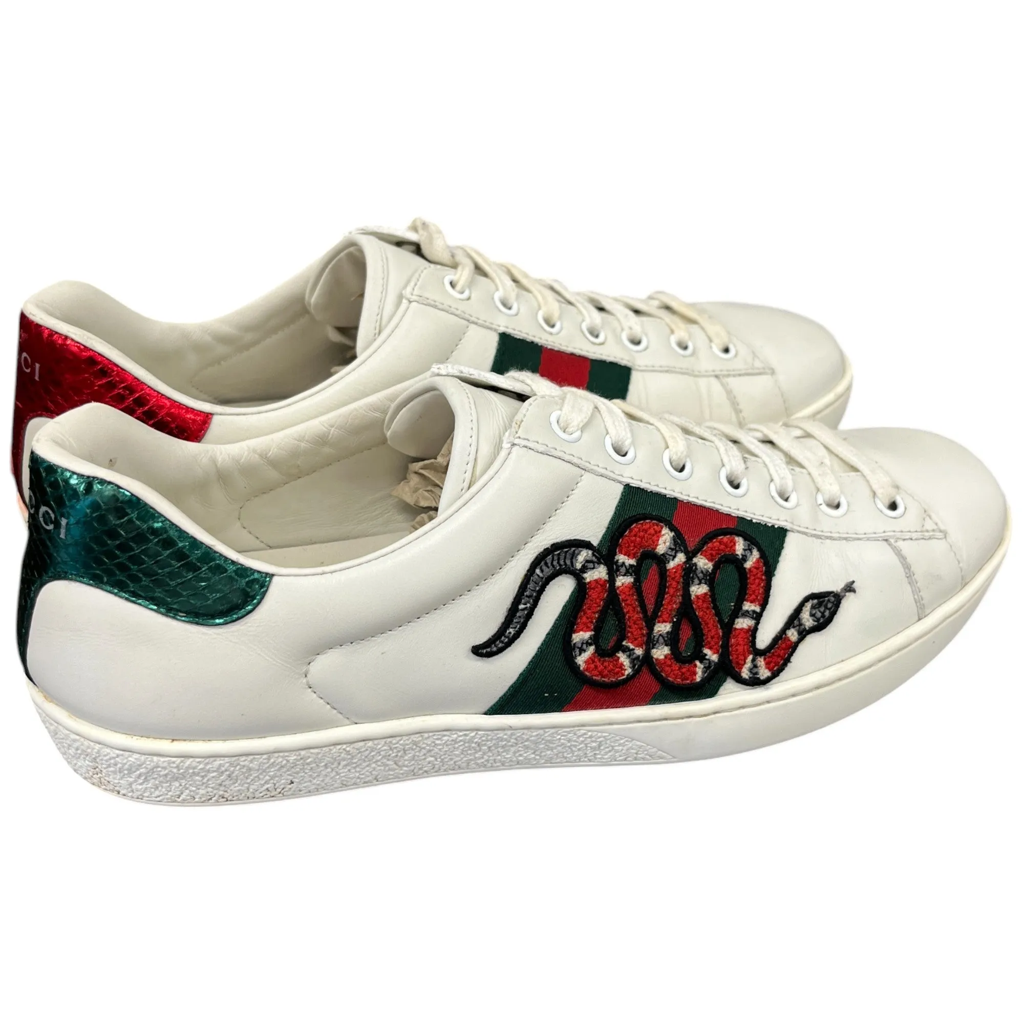Men's Ace Kingsnake Low Trainers White Size EU 42.5 / UK 8.5