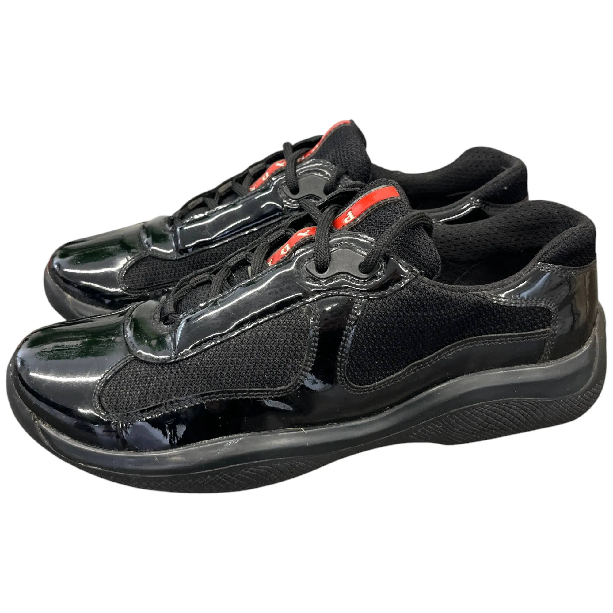 Men's Americas Cup Low Trainers Black Size EU 40 / UK 6