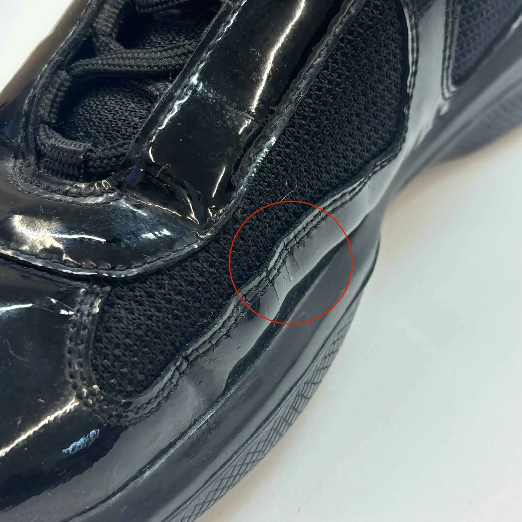 Men's Americas Cup Low Trainers Black Size EU 40 / UK 6