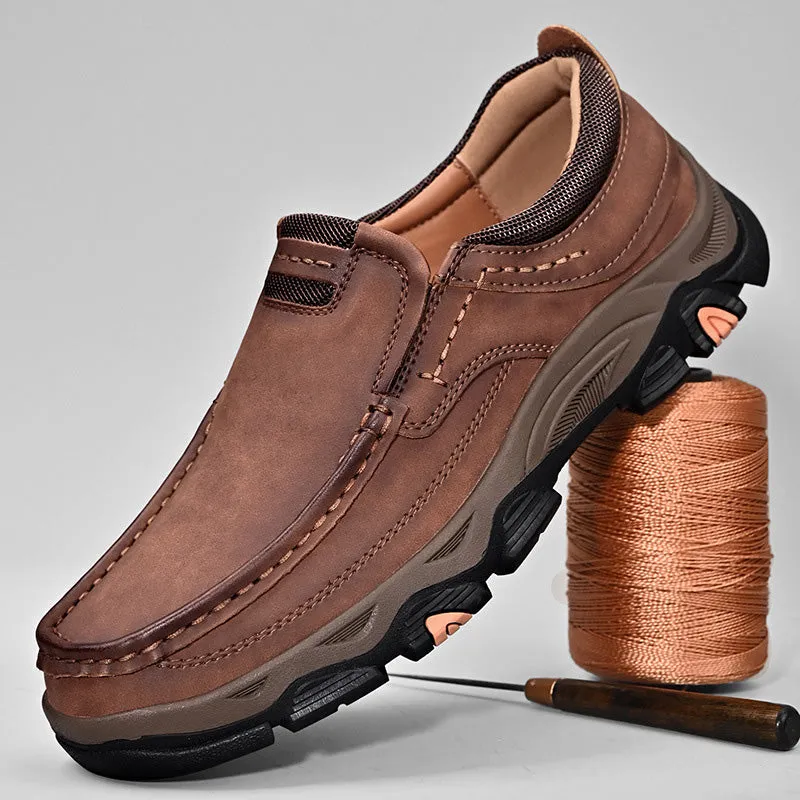 Men's Casual Trendy Slip-On PU Leather Loafers