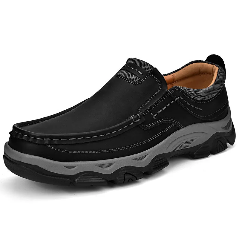 Men's Casual Trendy Slip-On PU Leather Loafers