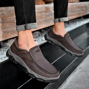 Men's Casual Trendy Slip-On PU Leather Loafers