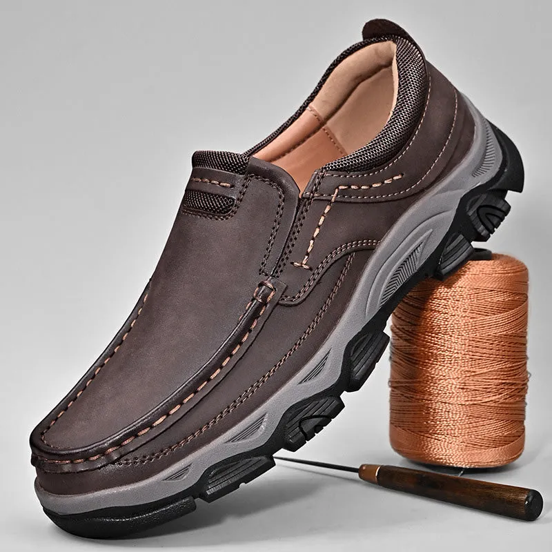 Men's Casual Trendy Slip-On PU Leather Loafers