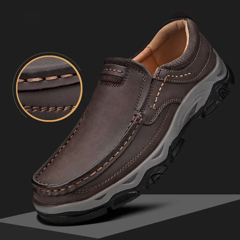 Men's Casual Trendy Slip-On PU Leather Loafers