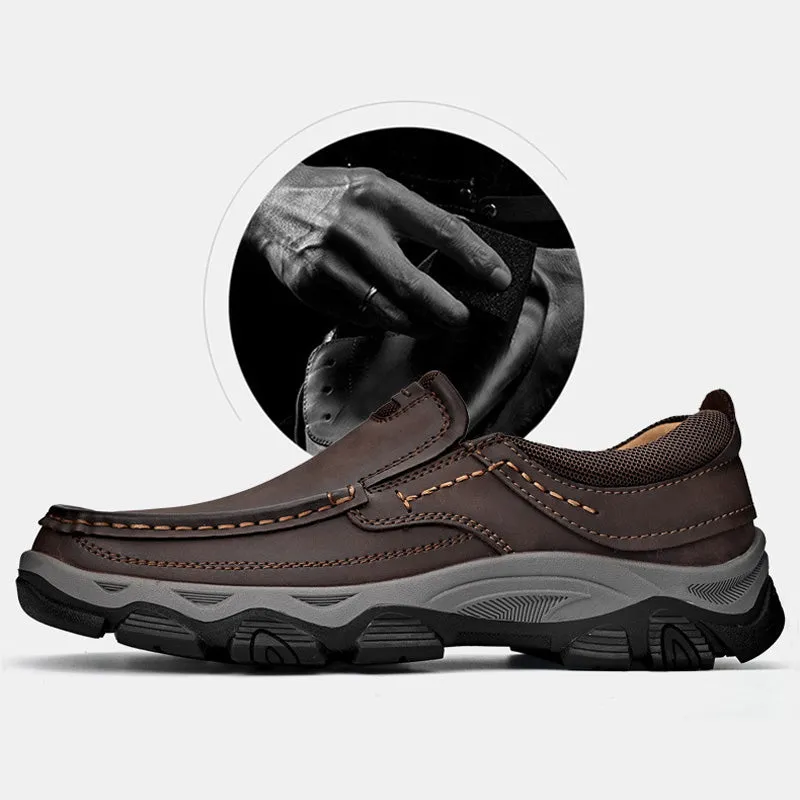 Men's Casual Trendy Slip-On PU Leather Loafers