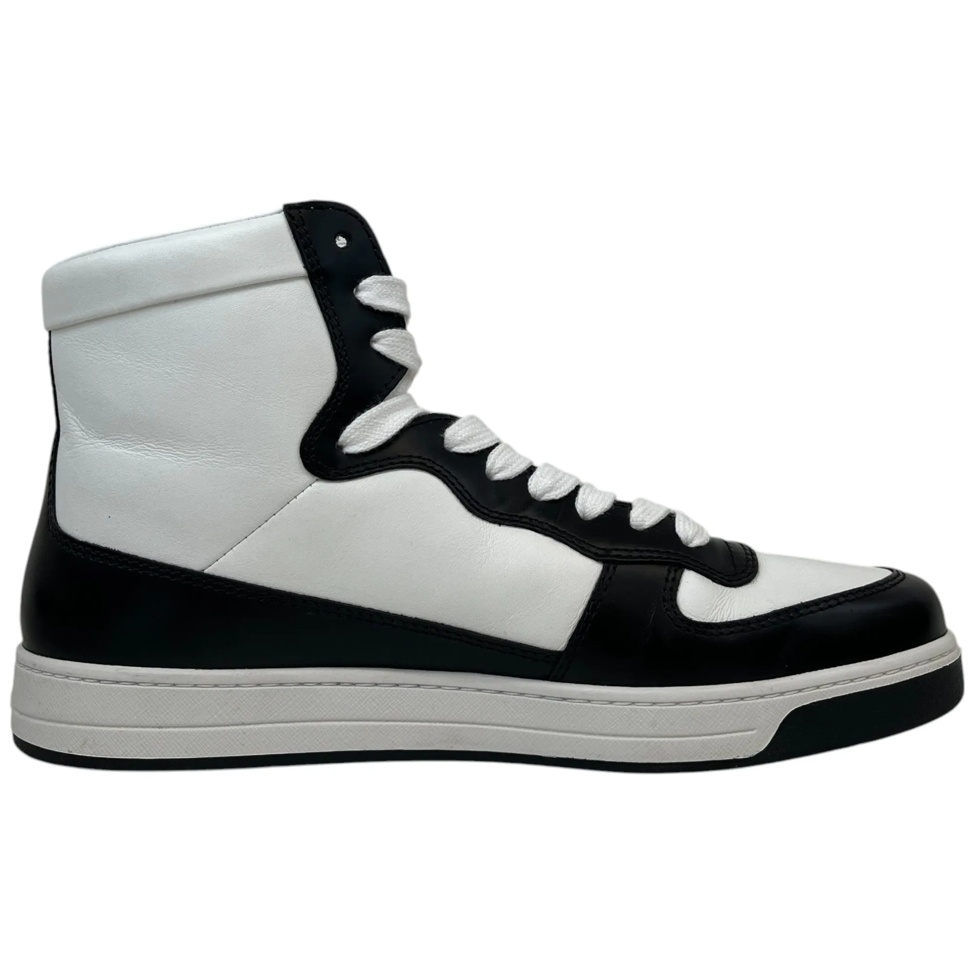 Men's Logo High Trainers White Size EU 42.5 / UK 8.5