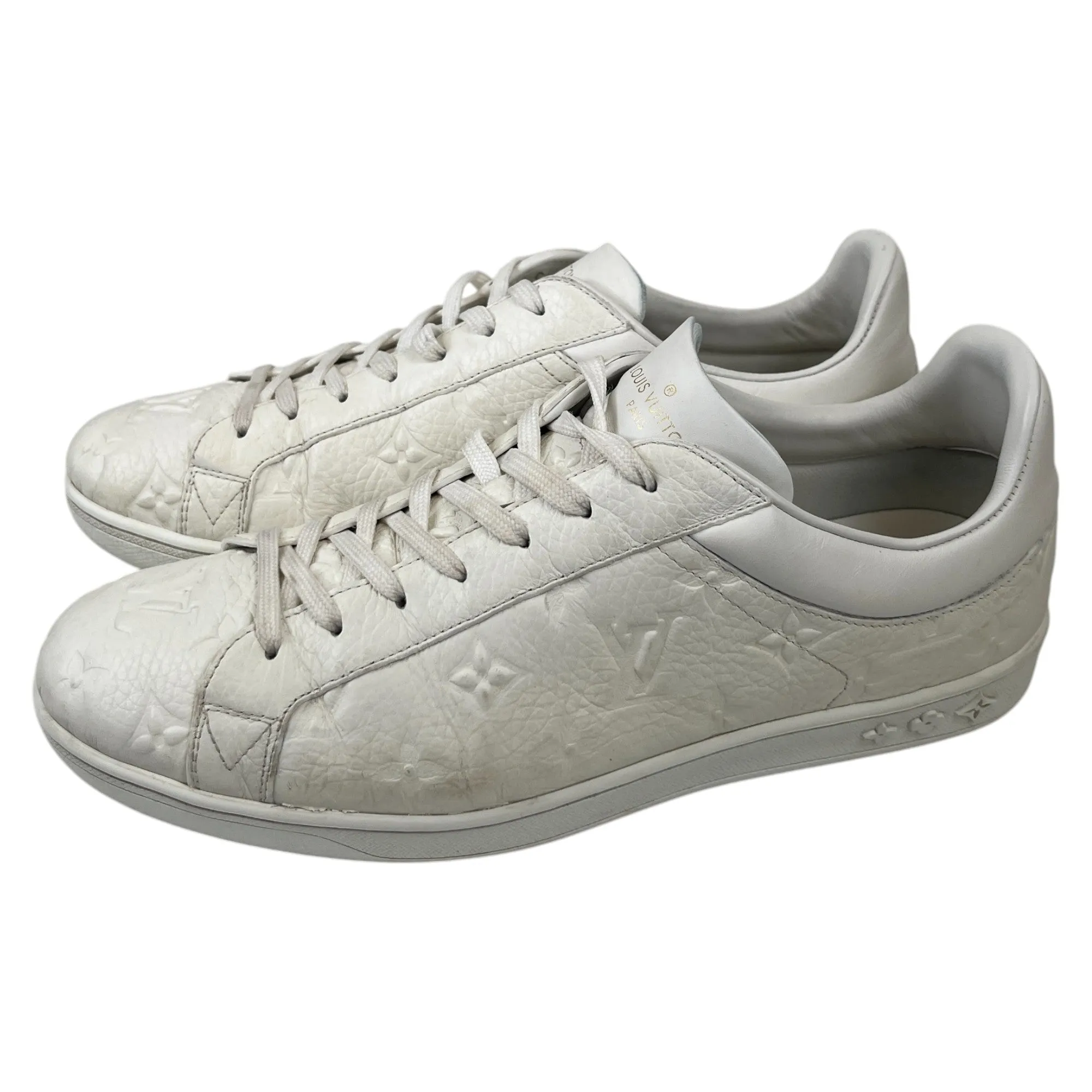 Men's Luxembourg Low Trainers White Size EU 42 / UK 8