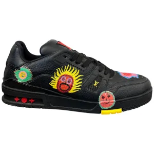 Men's Lv X Yayoi Kusama Low Trainers Black Size EU 44 / UK 10