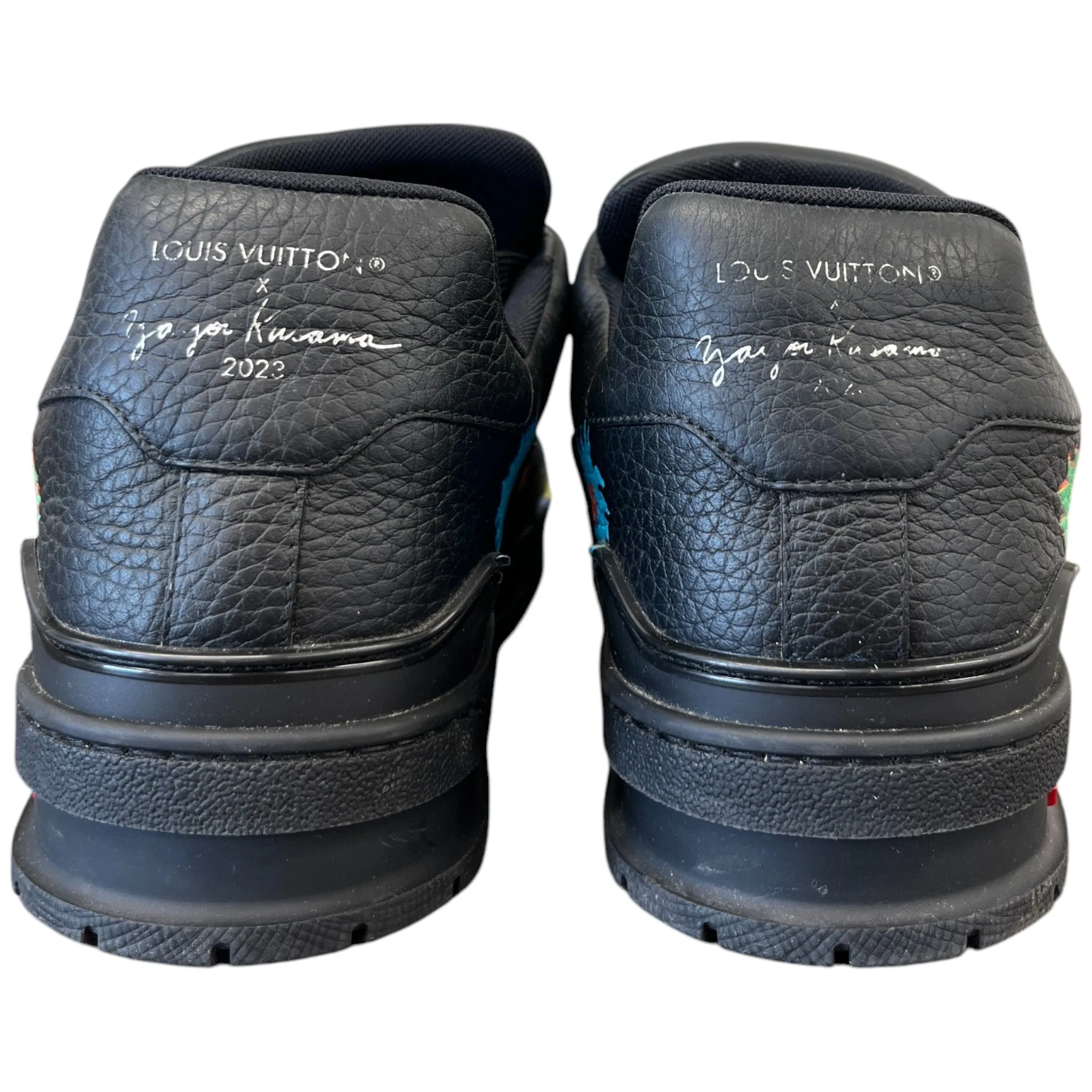 Men's Lv X Yayoi Kusama Low Trainers Black Size EU 44 / UK 10