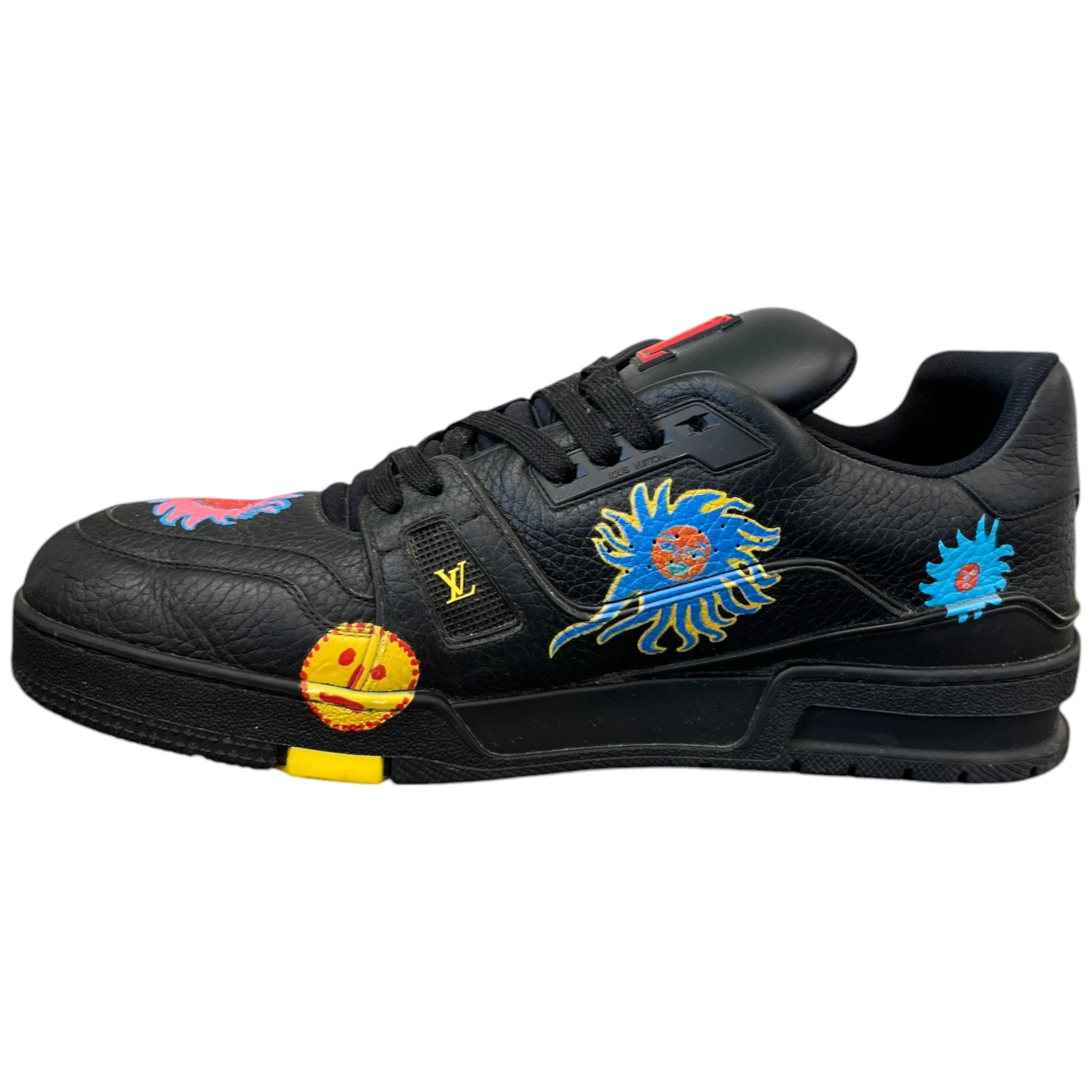 Men's Lv X Yayoi Kusama Low Trainers Black Size EU 44 / UK 10