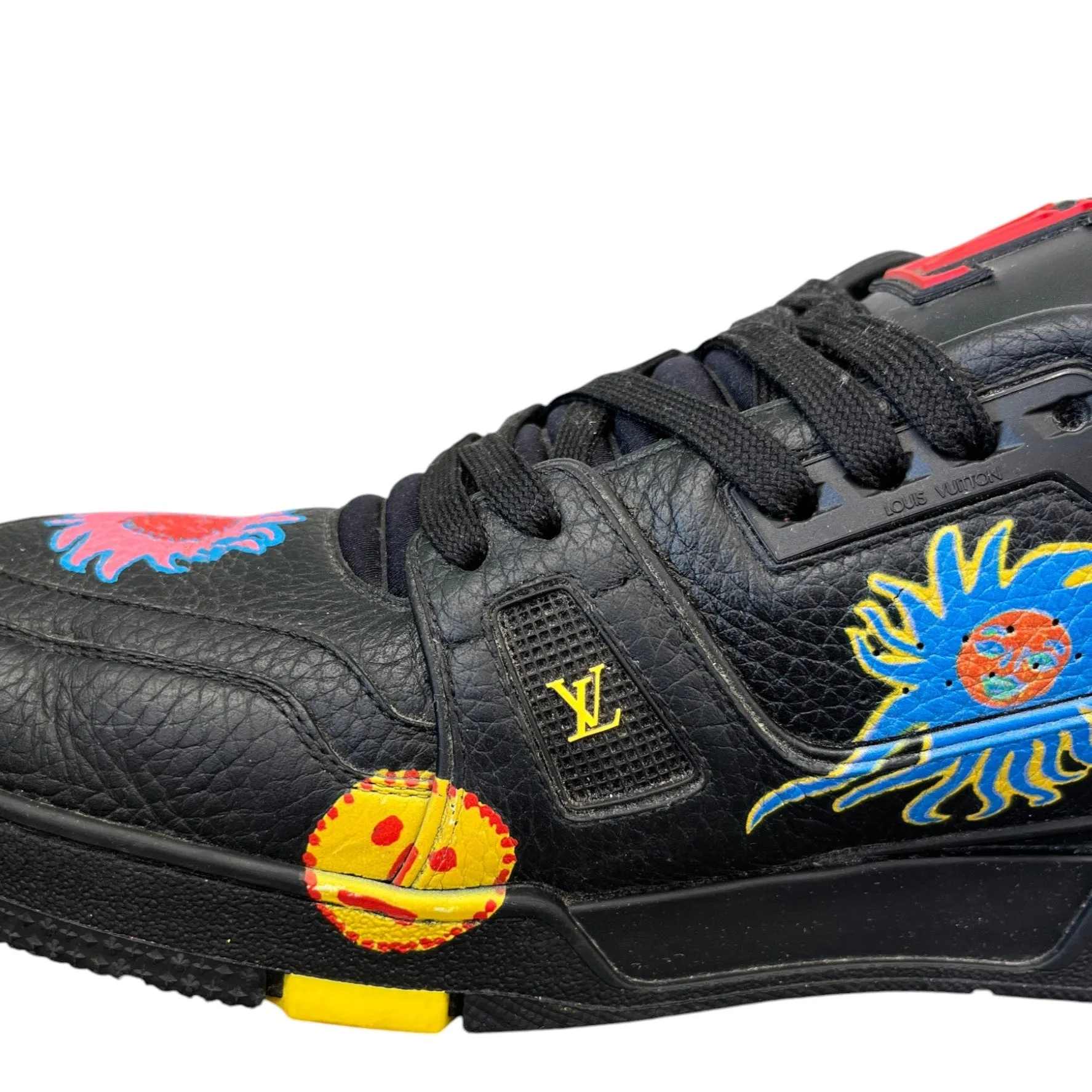 Men's Lv X Yayoi Kusama Low Trainers Black Size EU 44 / UK 10