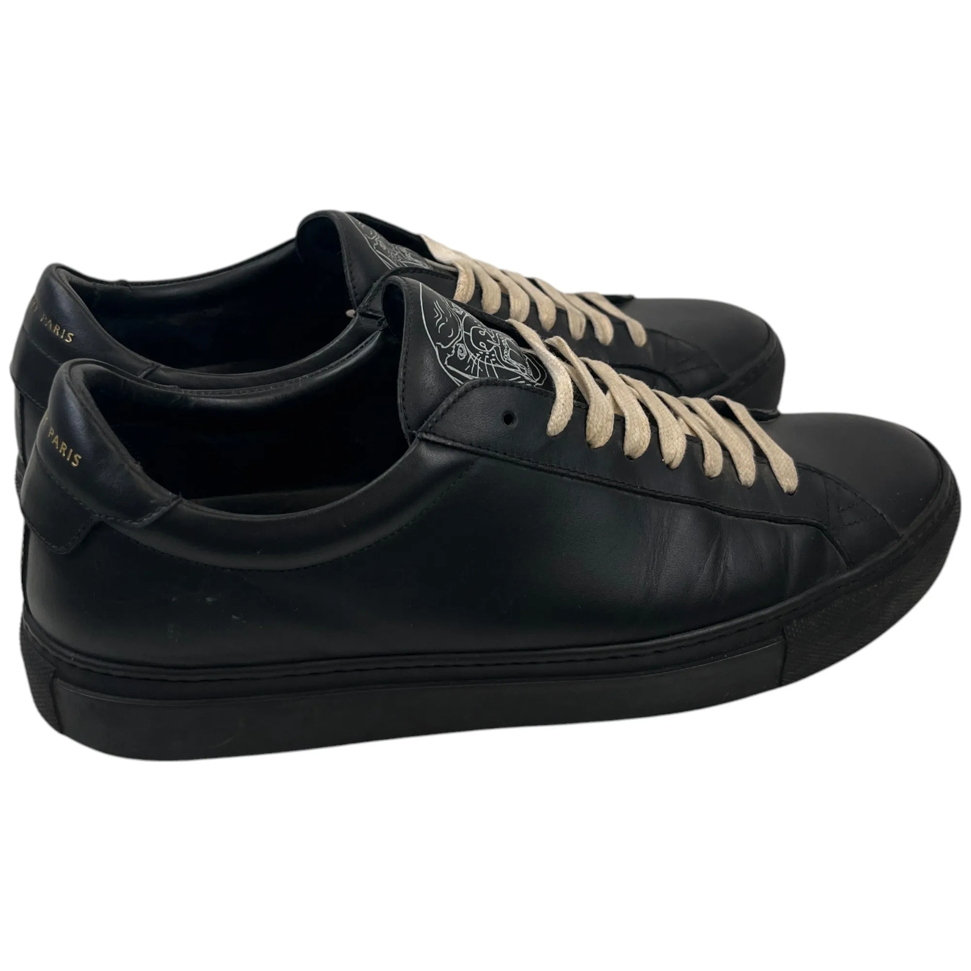 Men's Rottweiler Logo Low Trainers Black Size EU 41 / UK 7