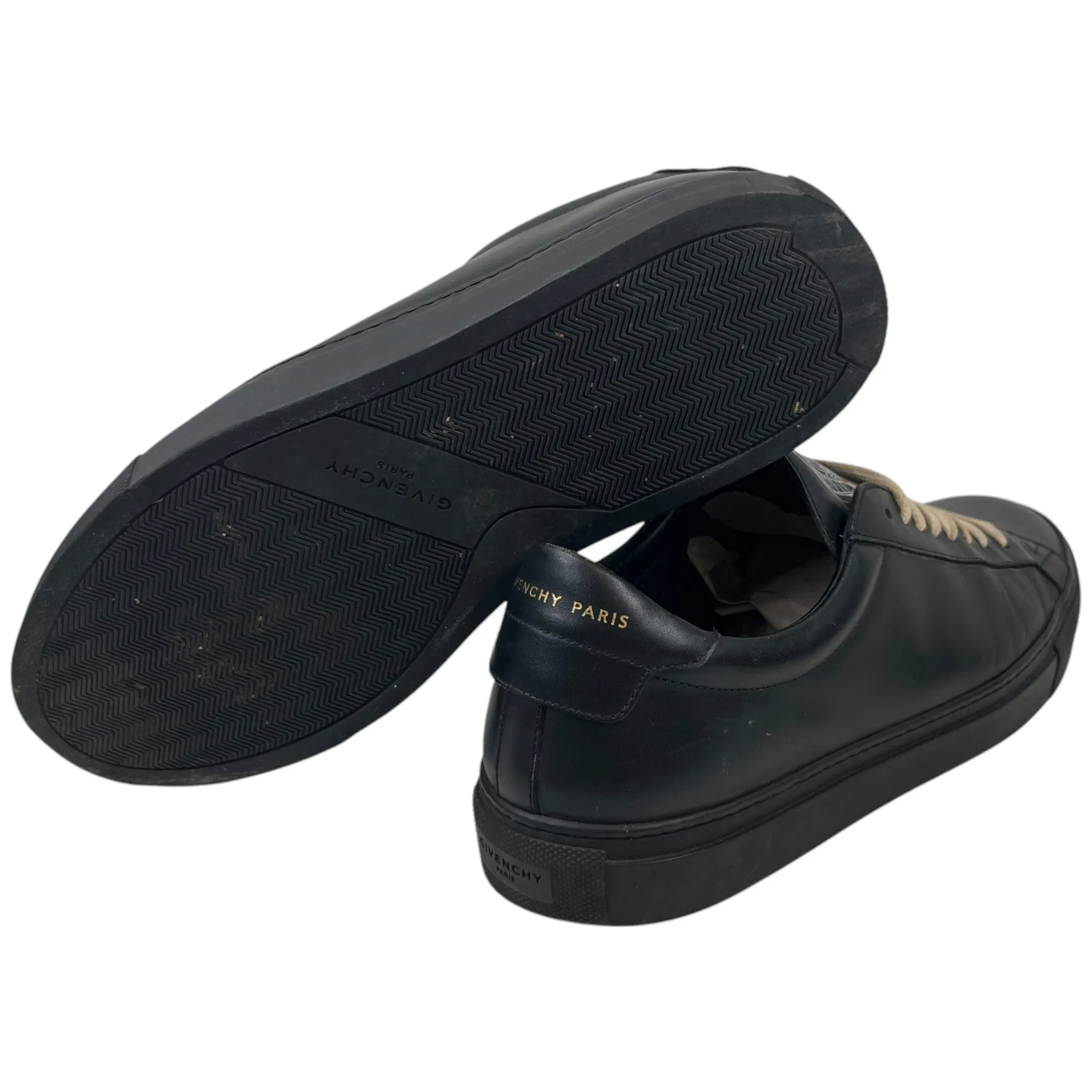 Men's Rottweiler Logo Low Trainers Black Size EU 41 / UK 7