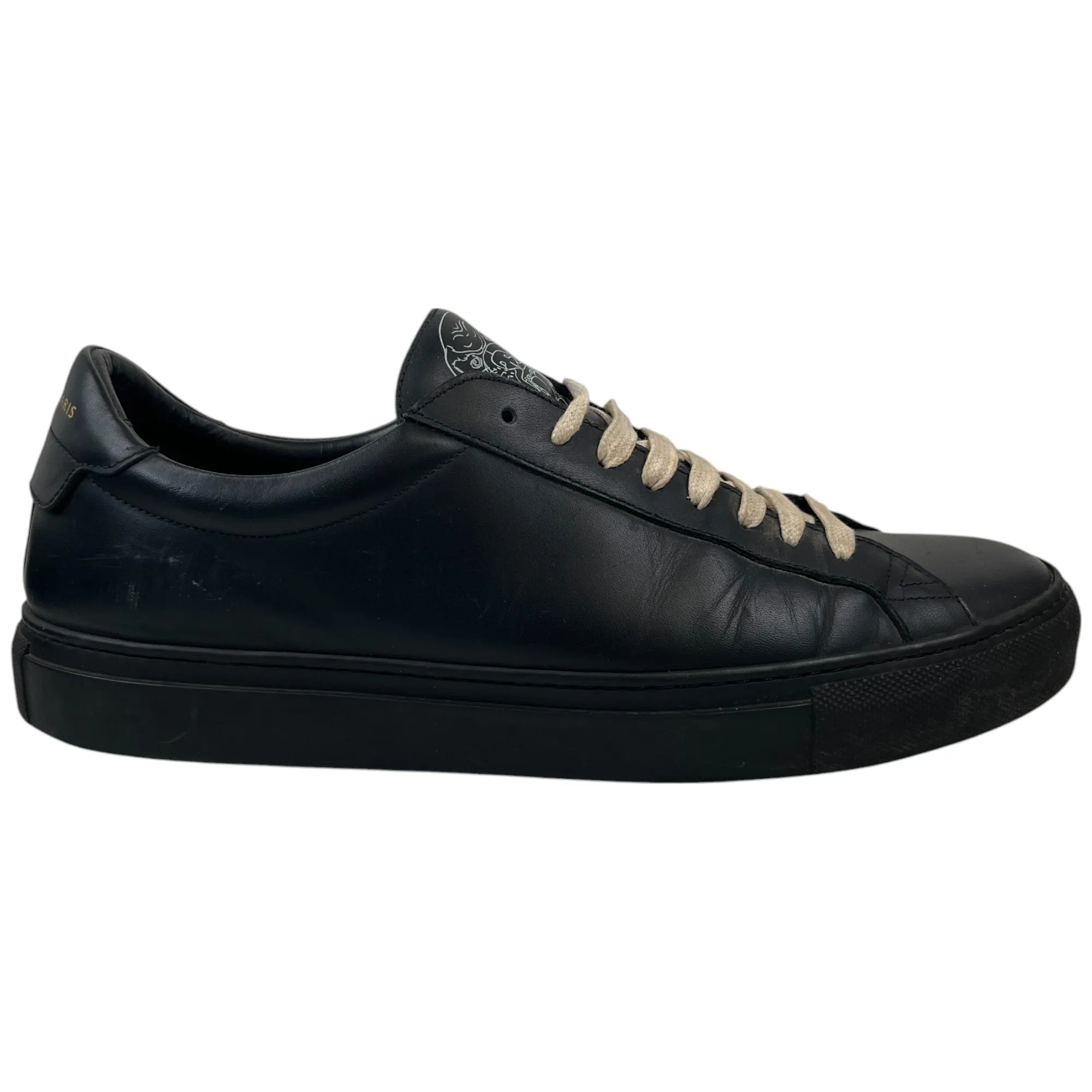 Men's Rottweiler Logo Low Trainers Black Size EU 41 / UK 7