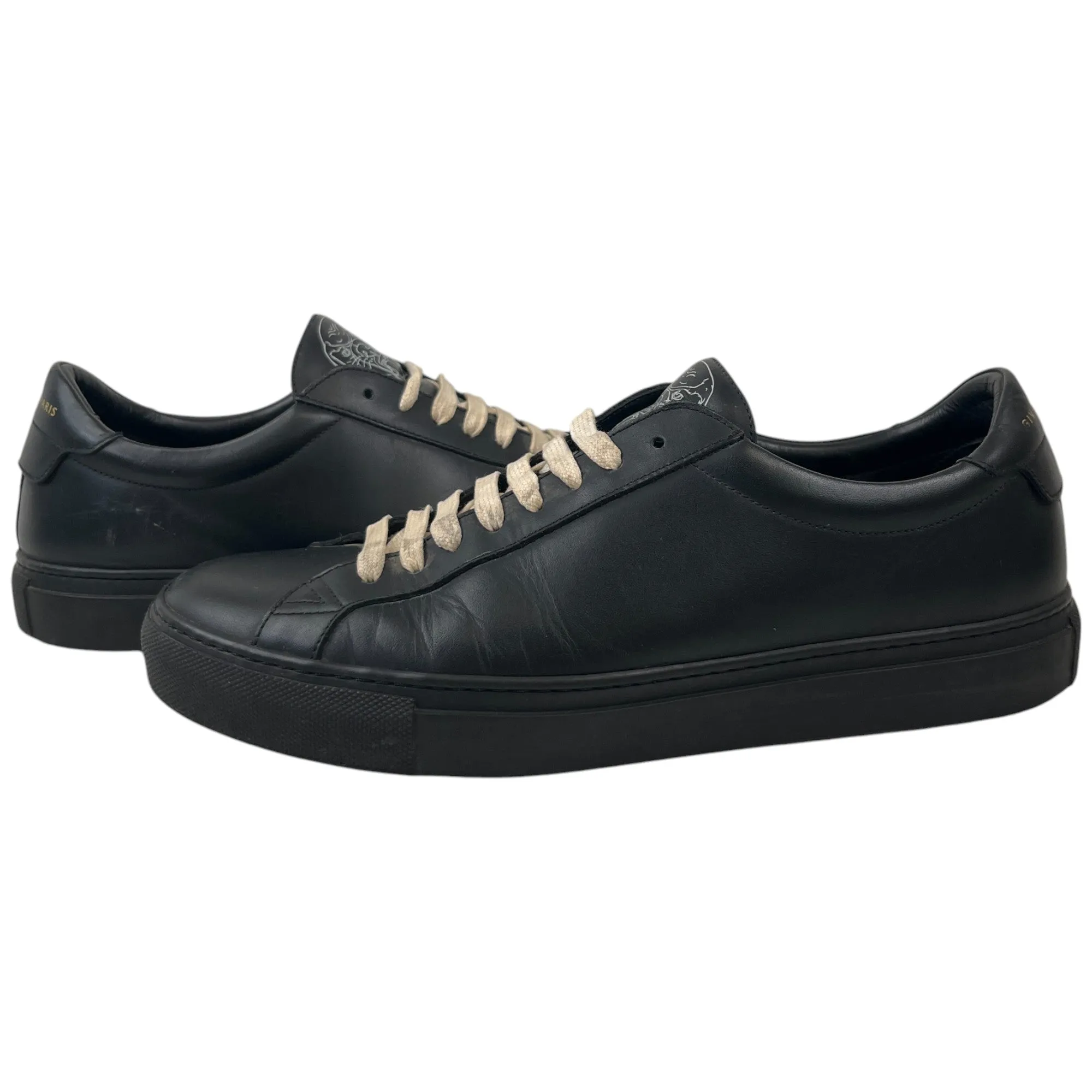 Men's Rottweiler Logo Low Trainers Black Size EU 41 / UK 7