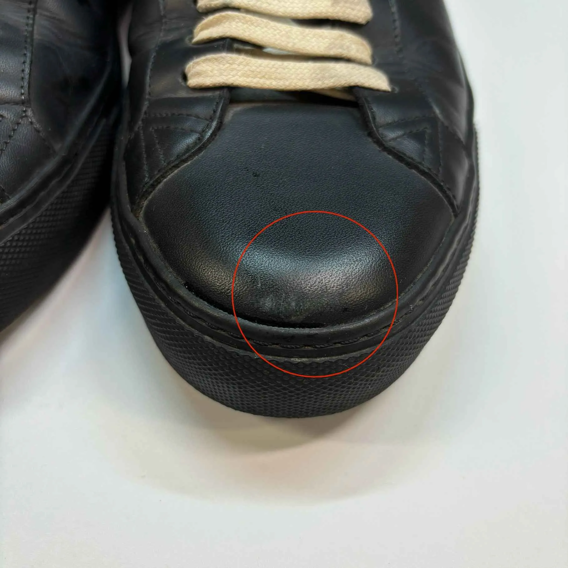 Men's Rottweiler Logo Low Trainers Black Size EU 41 / UK 7
