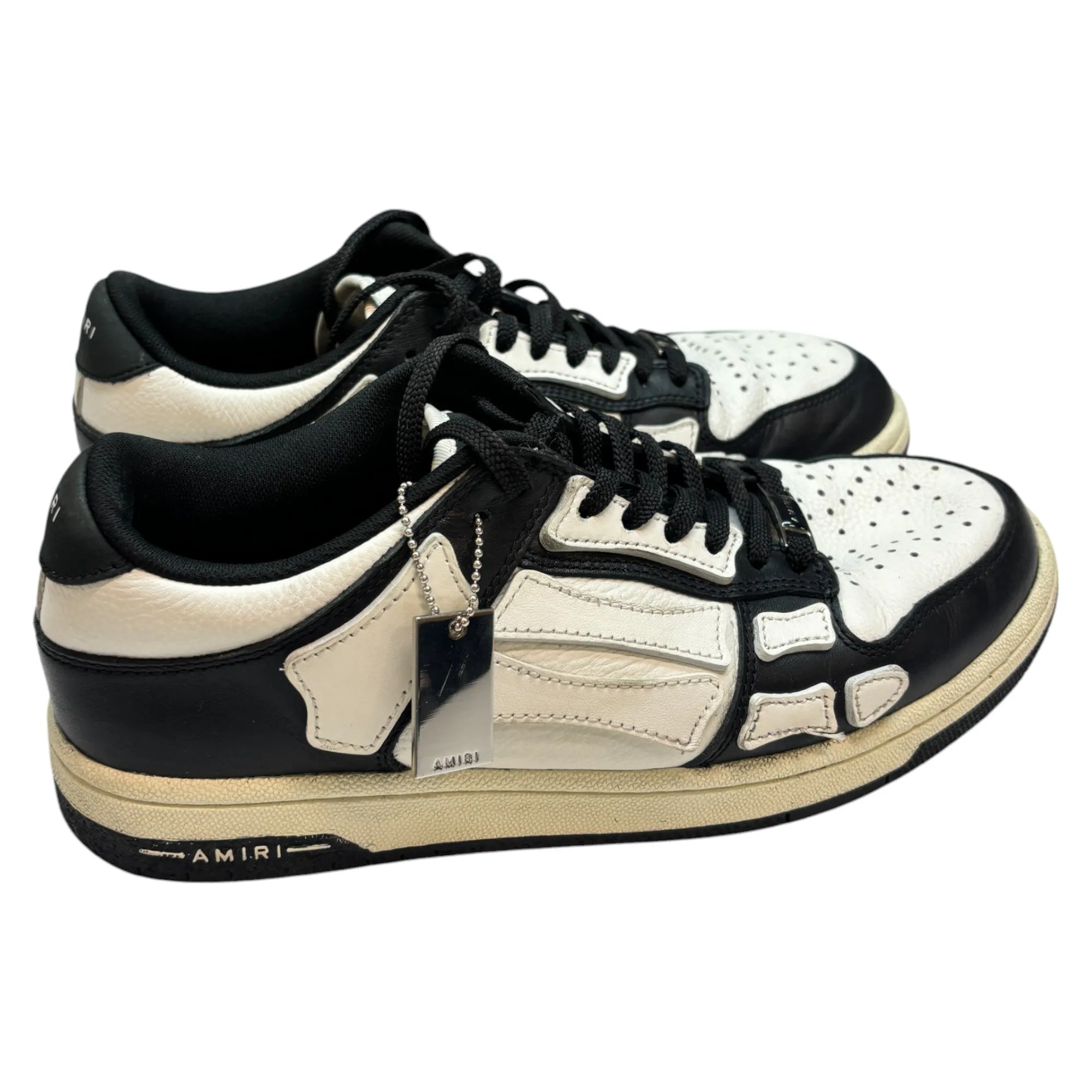 Men's Skeleton Top Low Trainers Black Size EU 41 / UK 7