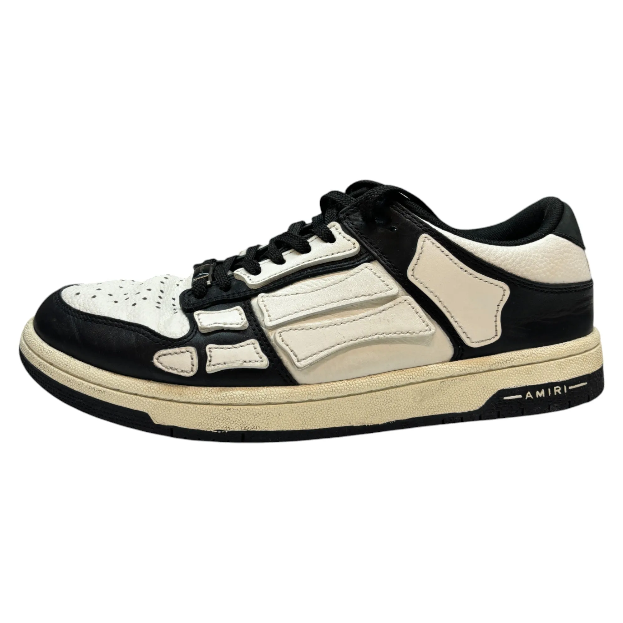 Men's Skeleton Top Low Trainers Black Size EU 41 / UK 7