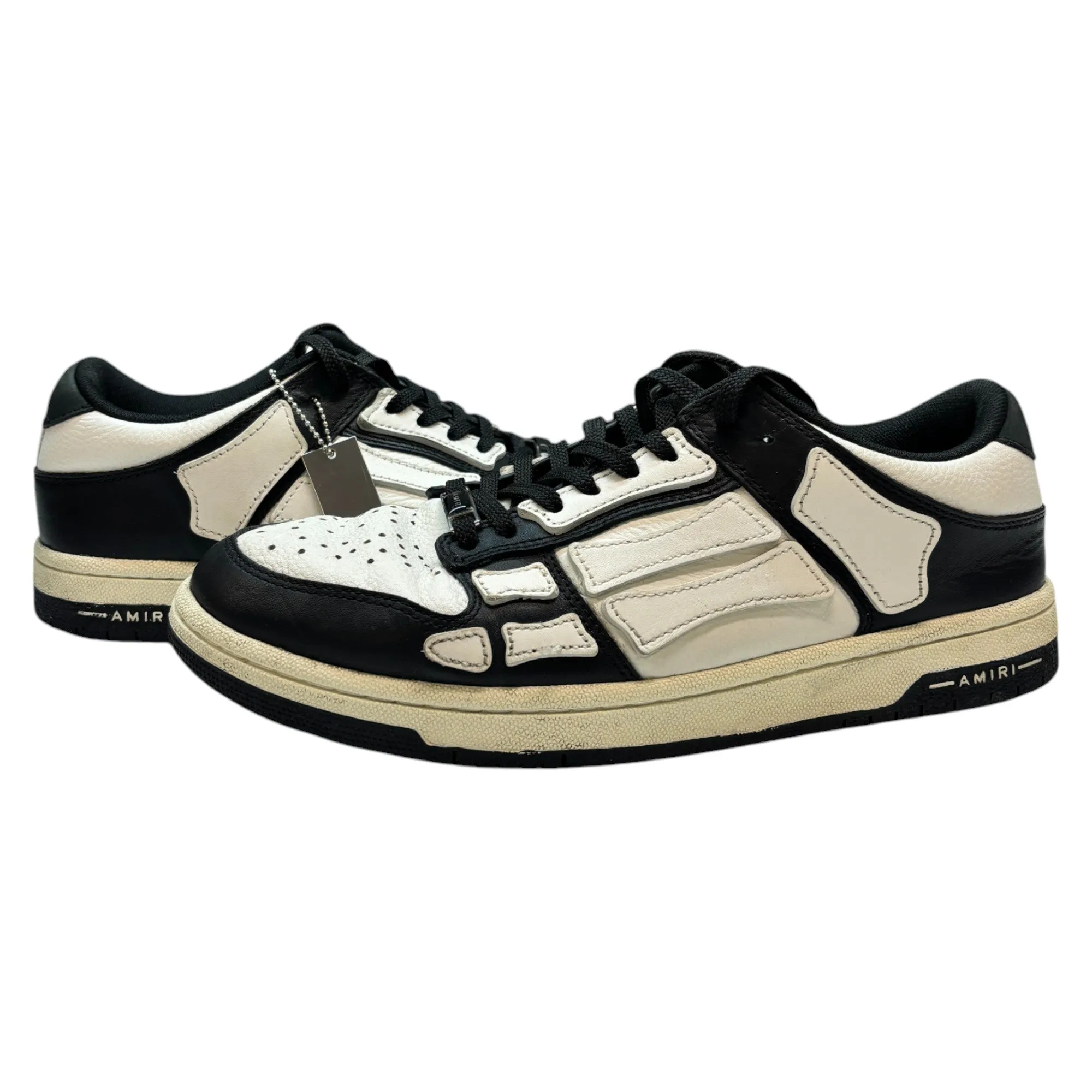 Men's Skeleton Top Low Trainers Black Size EU 41 / UK 7