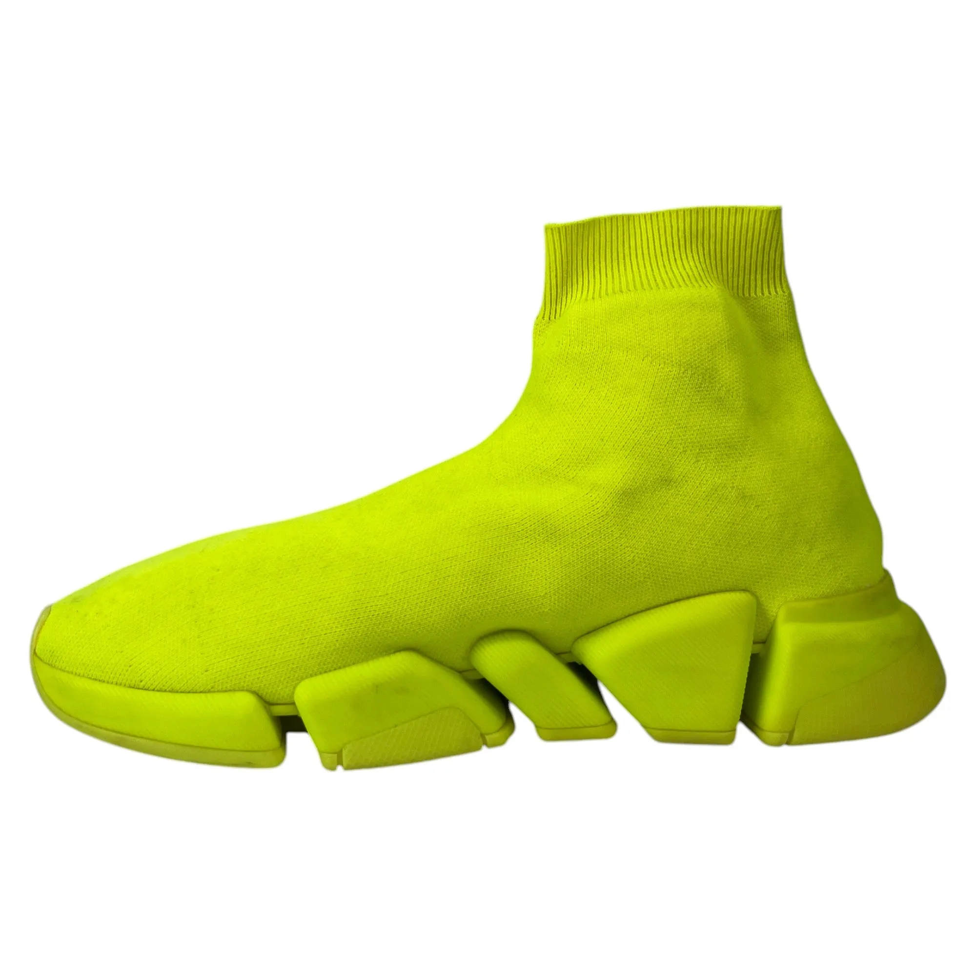 Men's Speed Sock High Trainers Yellow Size EU 41 / UK 7