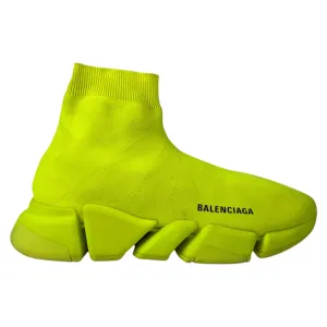 Men's Speed Sock High Trainers Yellow Size EU 41 / UK 7