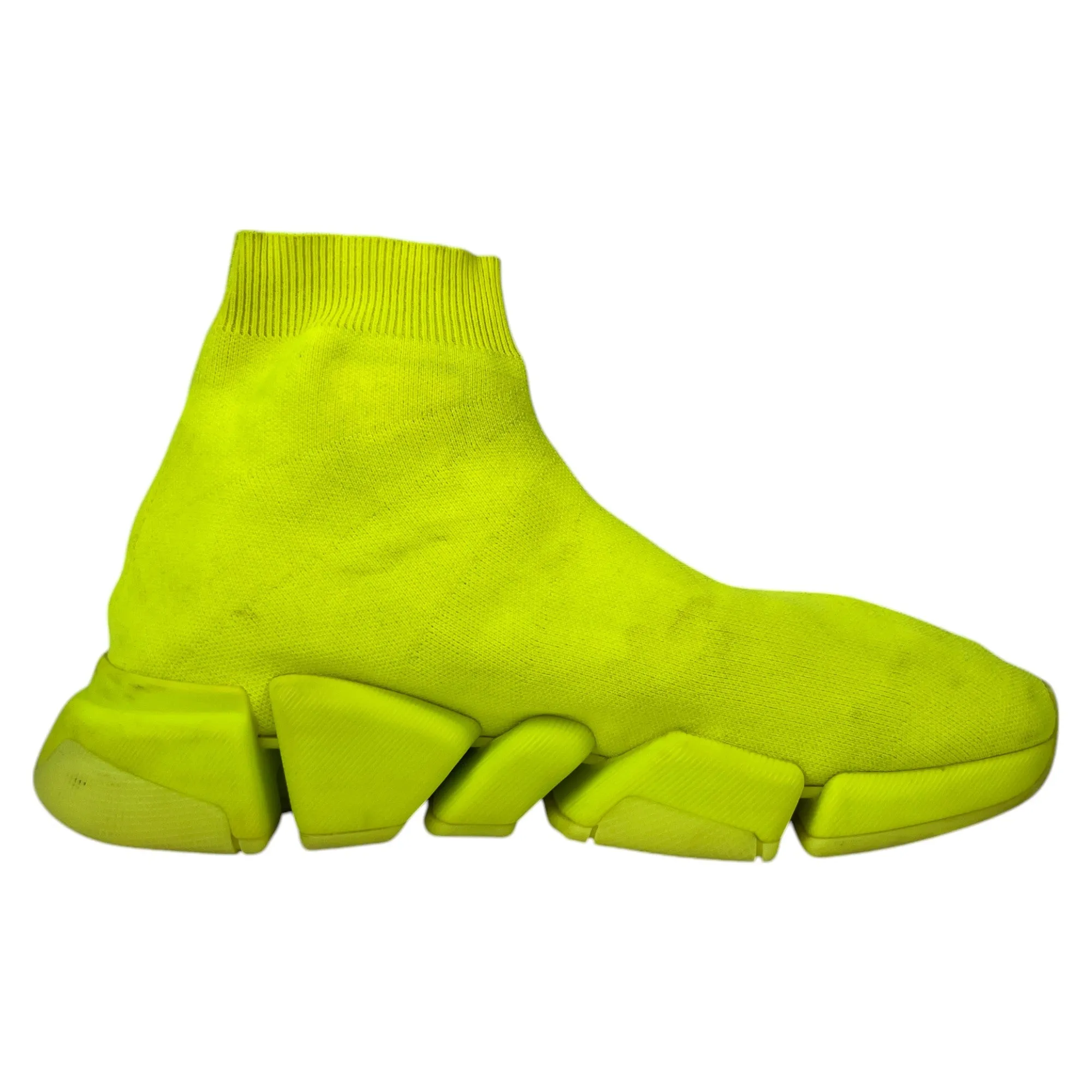 Men's Speed Sock High Trainers Yellow Size EU 41 / UK 7
