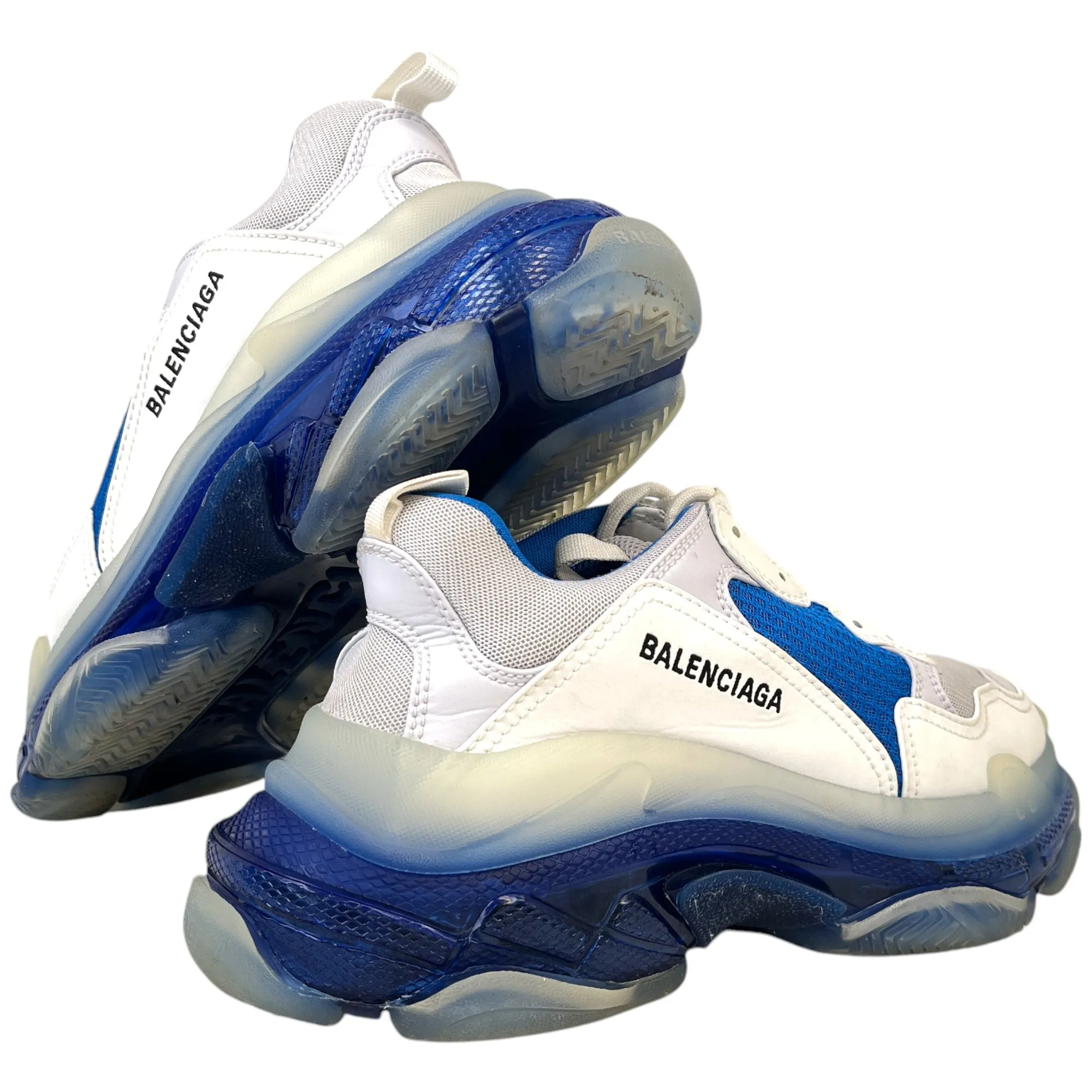 Men's Triple S Low Trainers Blue Size EU 41 / UK 7