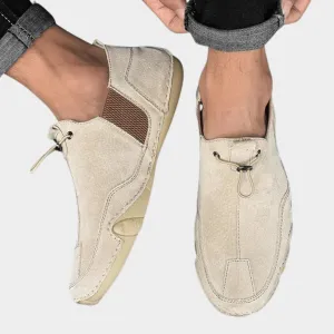Mens Vegan Leather Loafers  Adjustable String  Comfortable Fit  Smart Casual  Multiple Colours