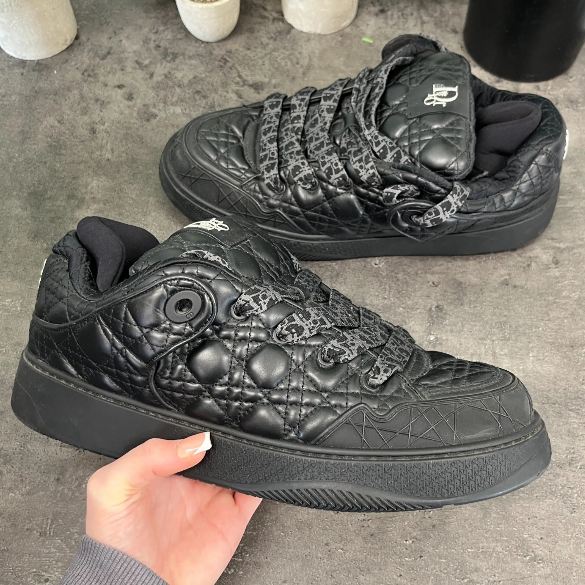 Men's X Erl B9S Skater Low Trainers Black Size EU 44.5 / UK 10.5