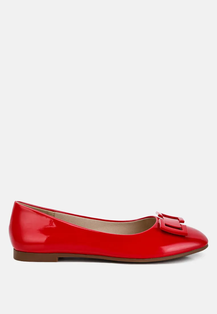 Nek Embellished Flat Ballerinas by London Rag